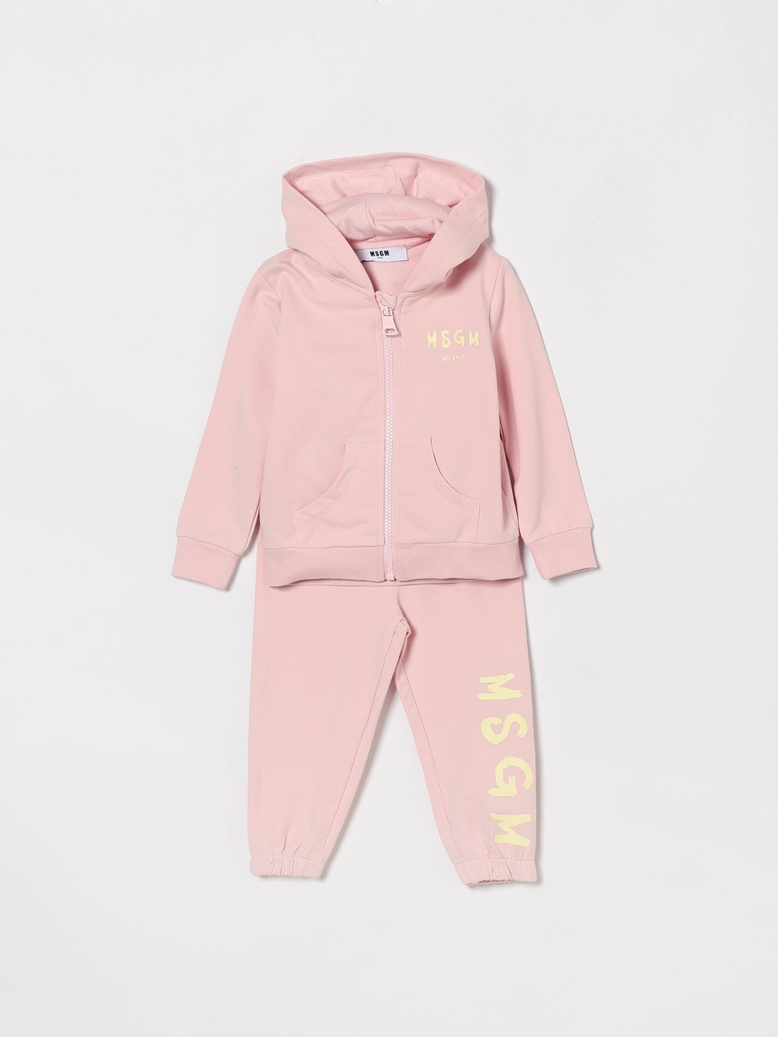 MSGM Kids Baumwoll Set mit Logo