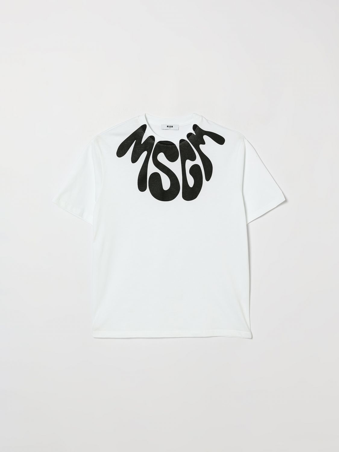 MSGM Kids T-shirt in cotone con logo