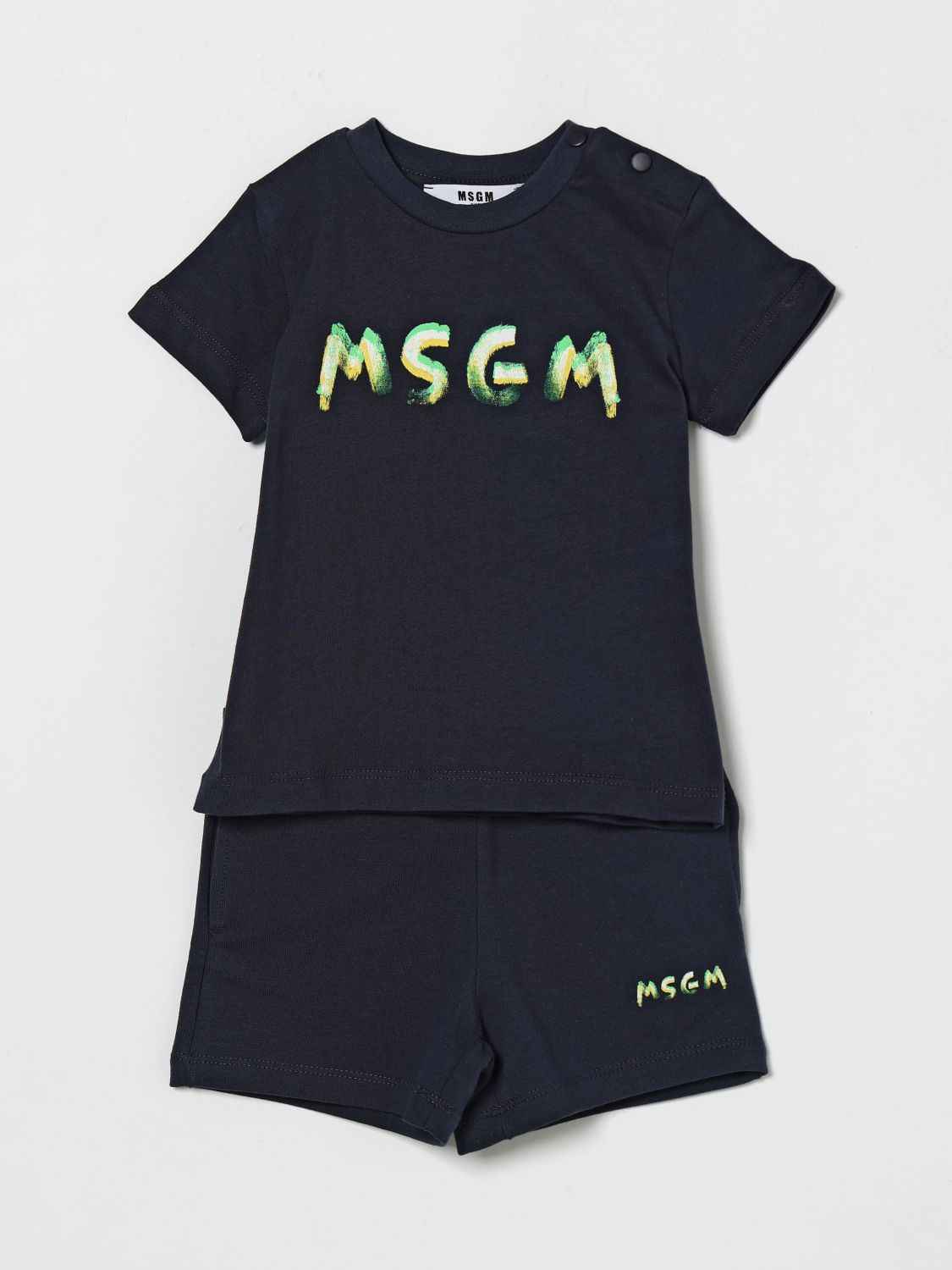 MSGM MSGM KIDS Jumpsuit Kids color Blue　MSGM KIDS ジャンプスーツ キッズカラー ブルー
