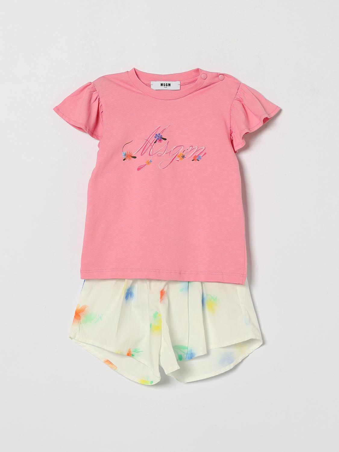 MSGM Kids Coordinato da giorno in cotone