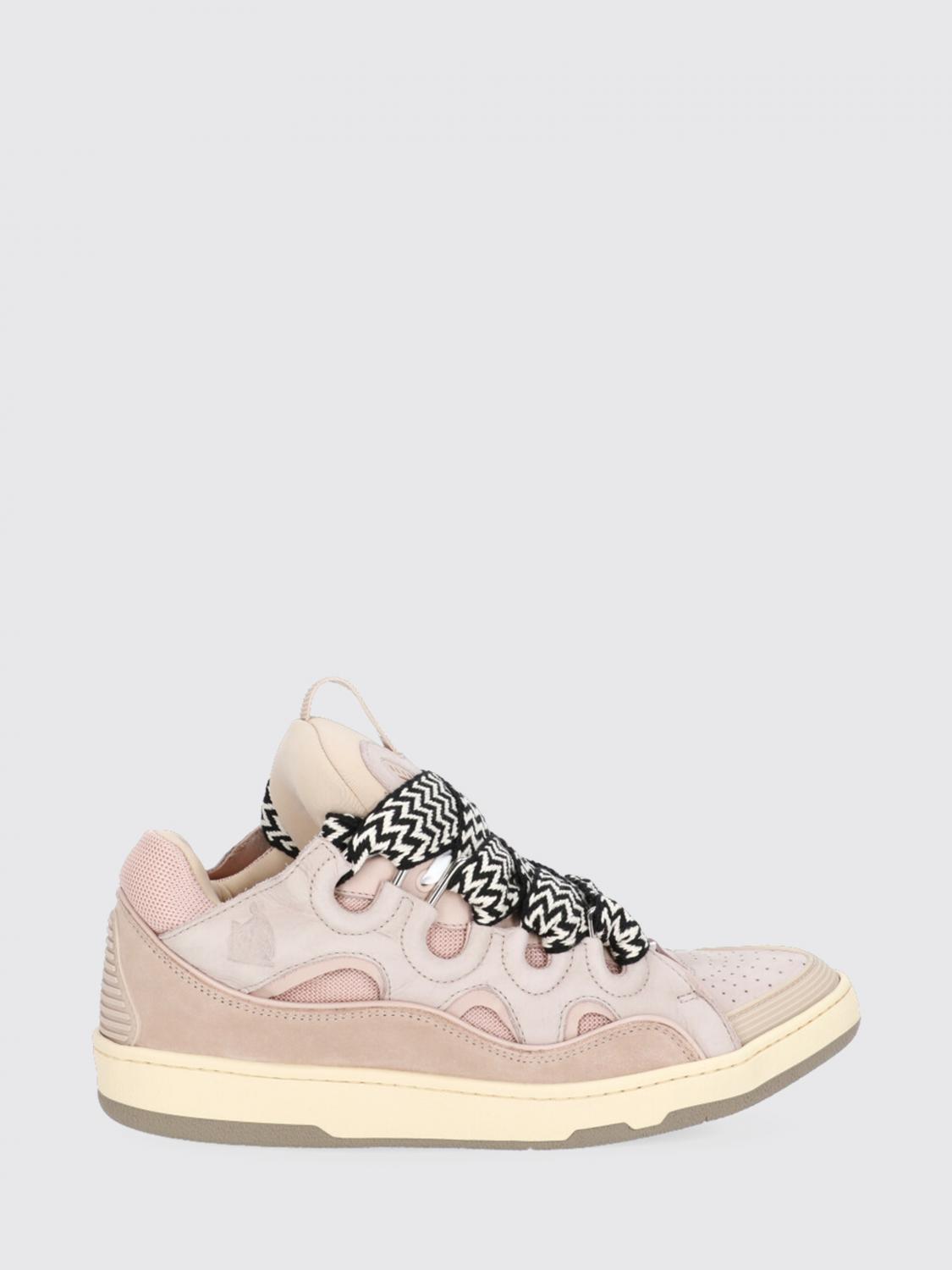 LANVIN Curb Sneakers aus Wildleder und Mesh