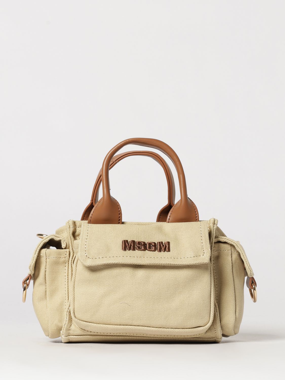 MSGM Kids Borsa a mano in cotone