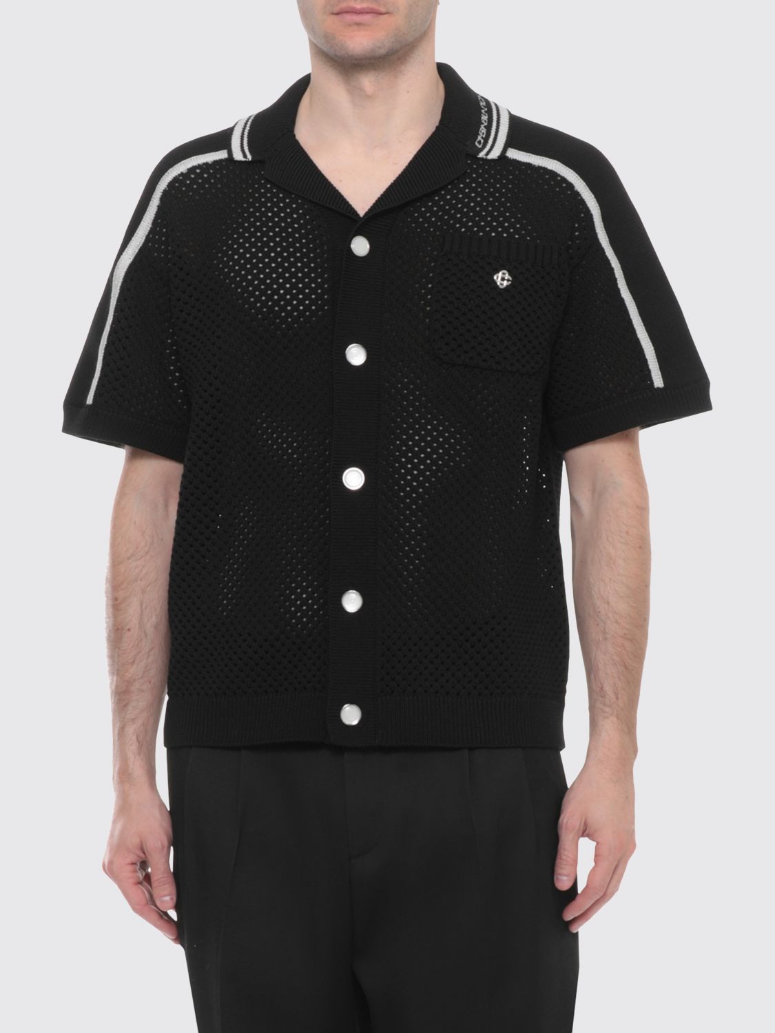 CASABLANCA Cotton Blend Shirt　カサブランカ コットンブレンドシャツ CASABLANCA