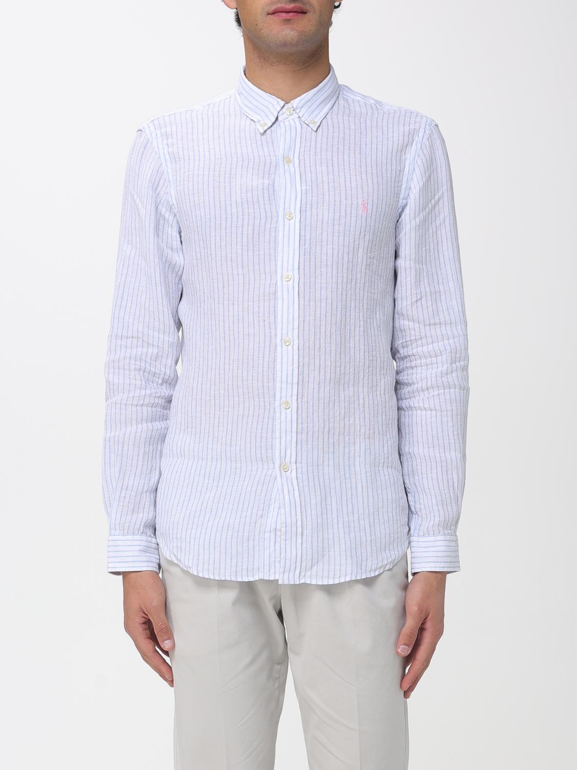 POLO RALPH LAUREN Gestreiftes Leinenhemd