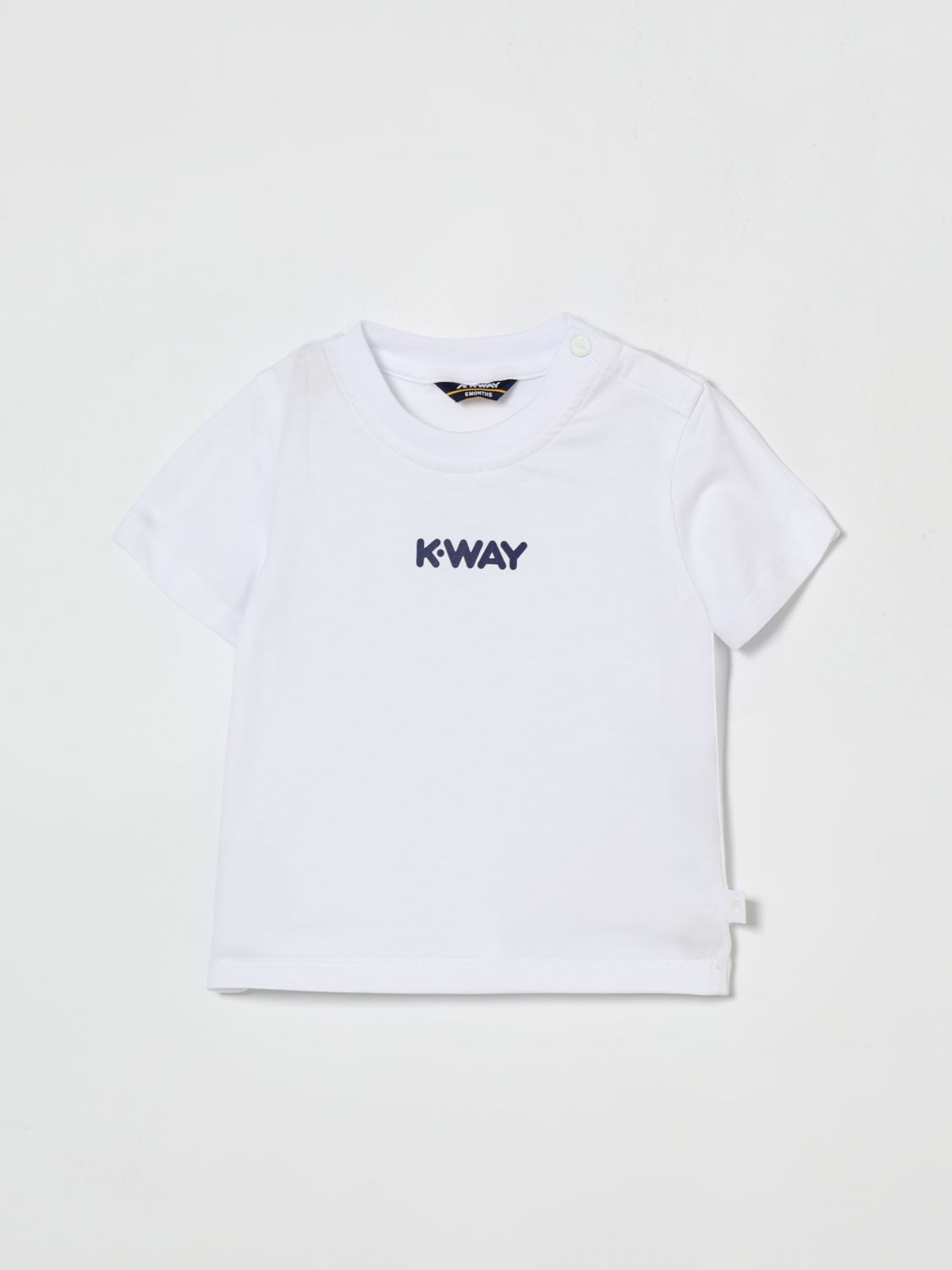 K-WAY Baumwoll-T-Shirt mit Logo