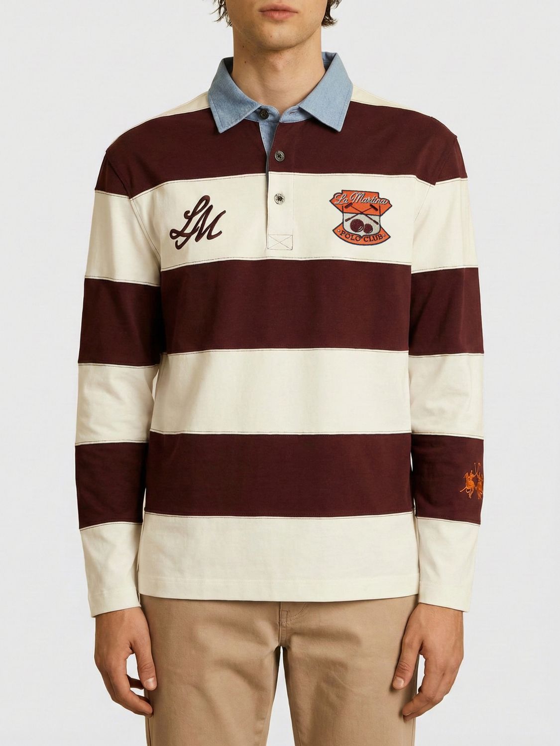 Polo LA MARTINA Uomo colore Bianco