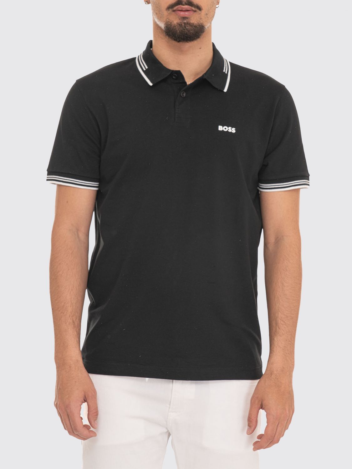 BOSS Polo in cotone con logo