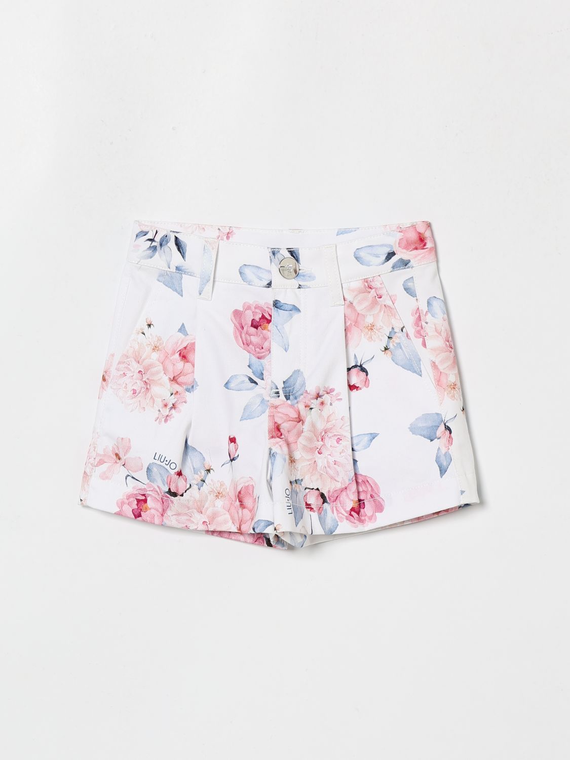 LIU JO Baumwoll-Shorts mit Blumenmuster