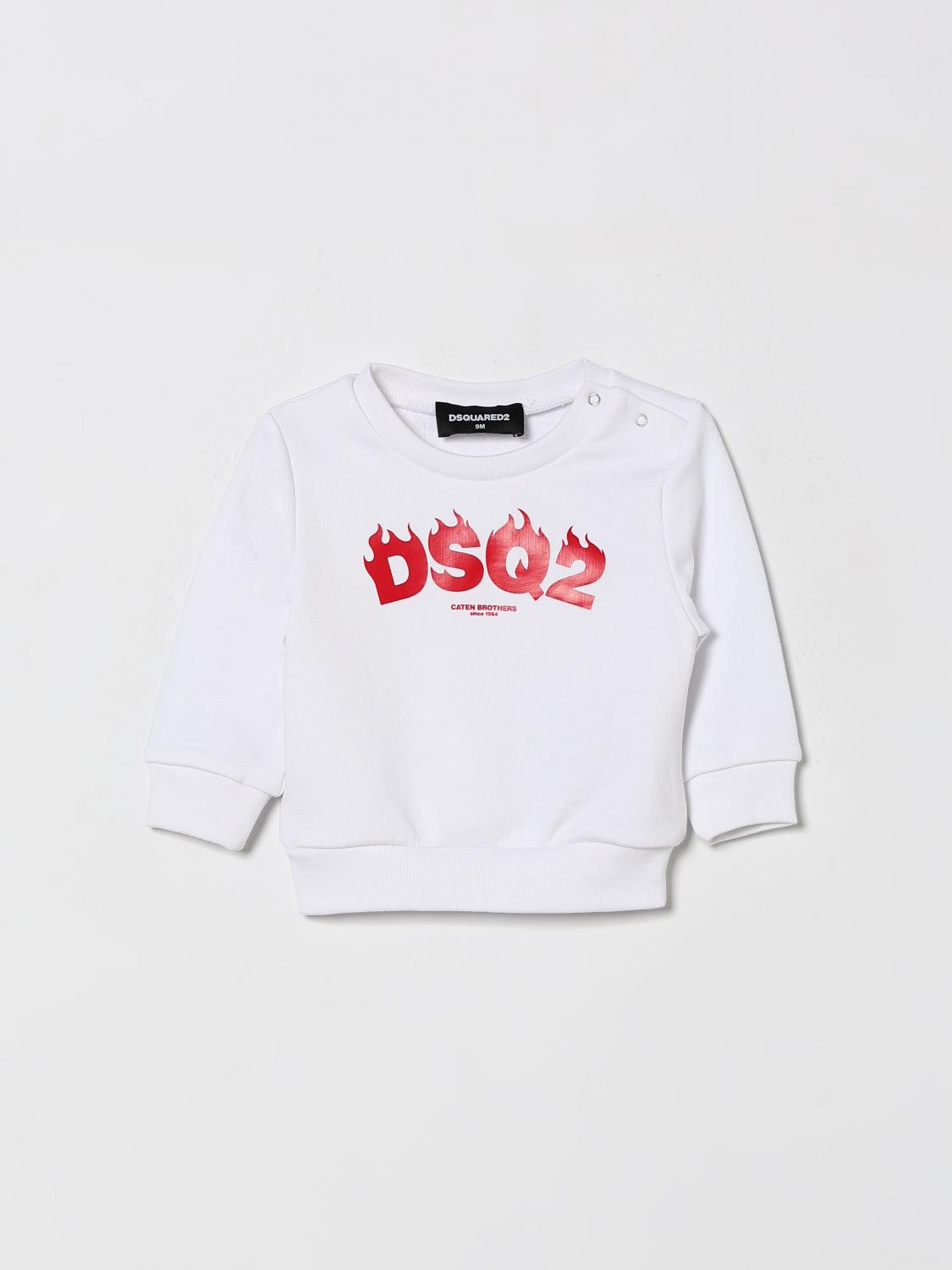 DSQUARED2 Baumwoll-Rundhals-Sweatshirt