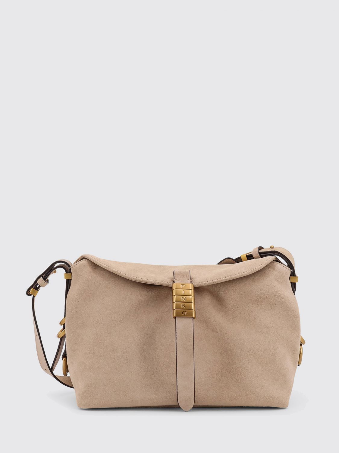 PINKO Saddle Suede Bag