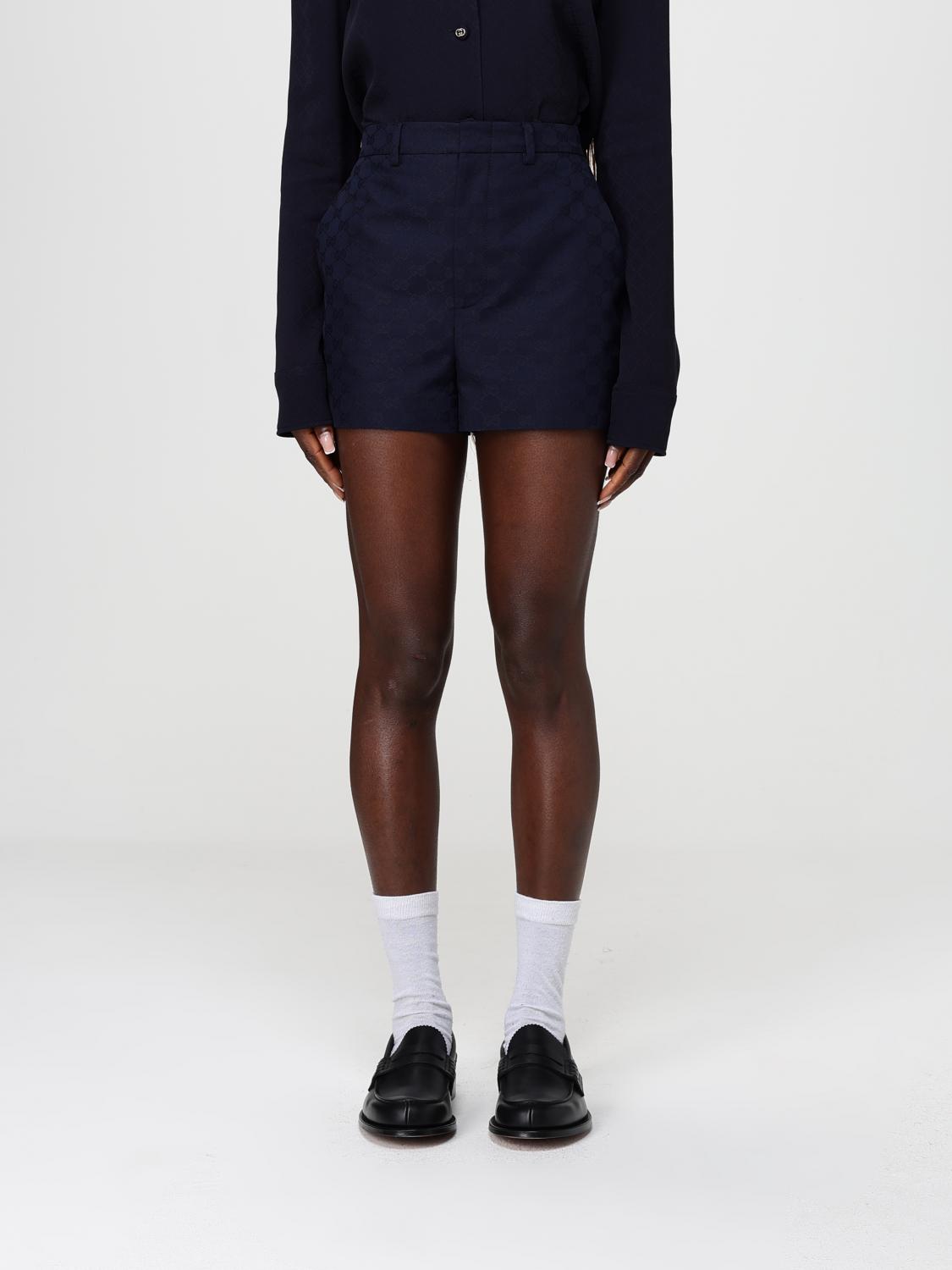 GUCCI Pantaloncini in misto cotone GG
