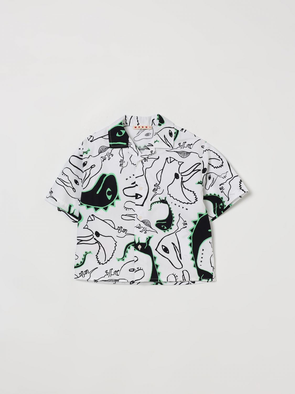 MARNI Printed Cotton Shirt　MARNI プリント コットン シャツ MARNI