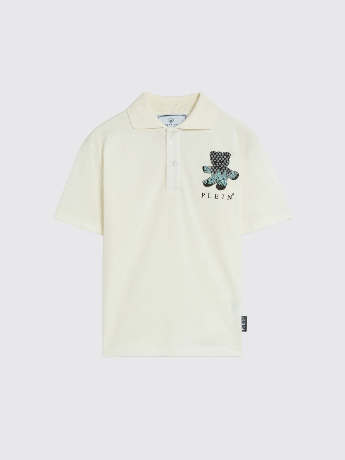 PHILIPP PLEIN Teddy Baumwoll-Polohemd