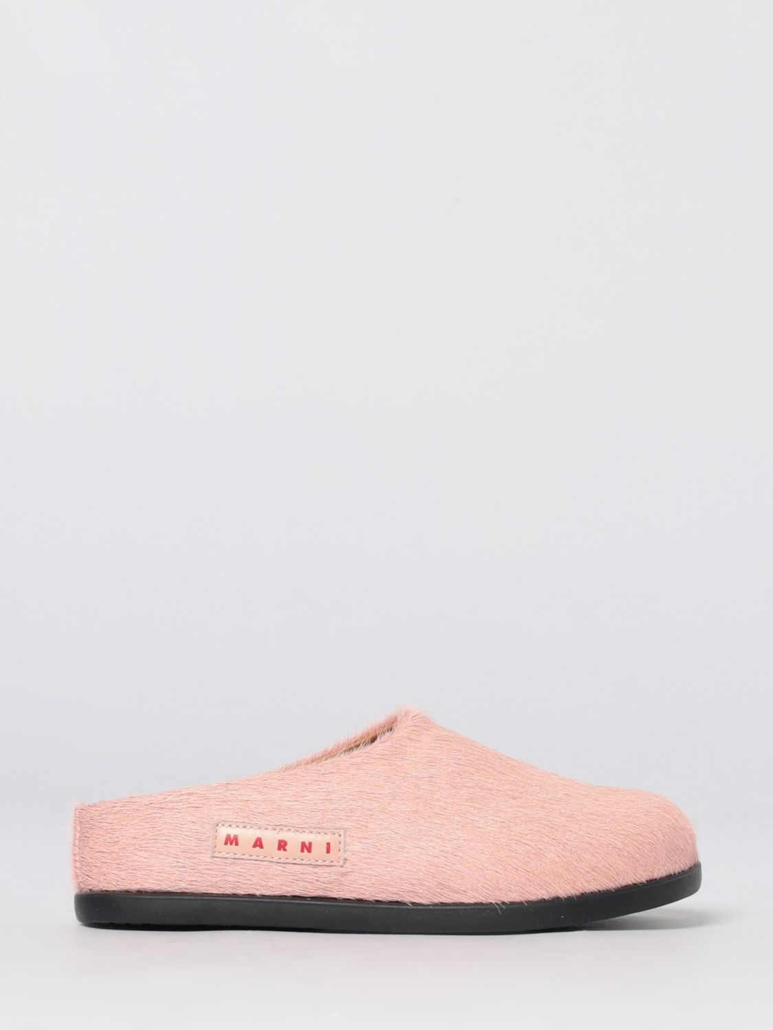 MARNI Mules aus Ponyfell