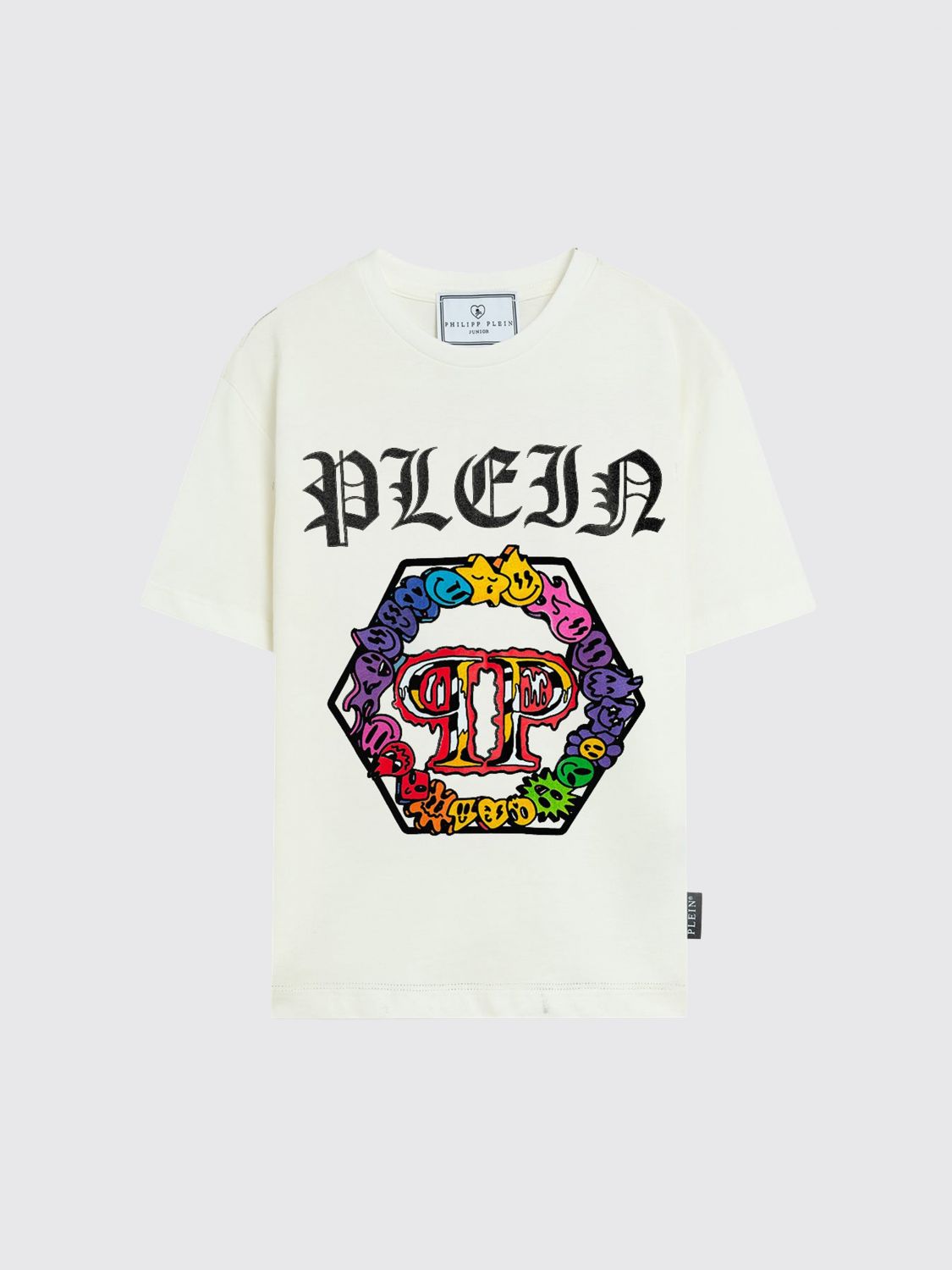 T-Shirt PHILIPP PLEIN Bambino colore Bianco