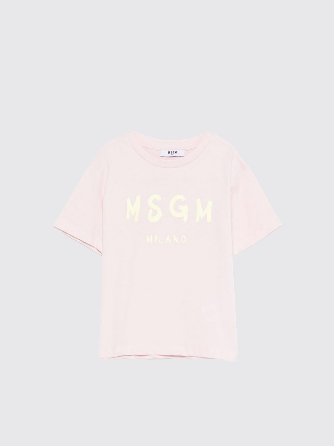 MSGM Kids T-shirt in cotone con logo
