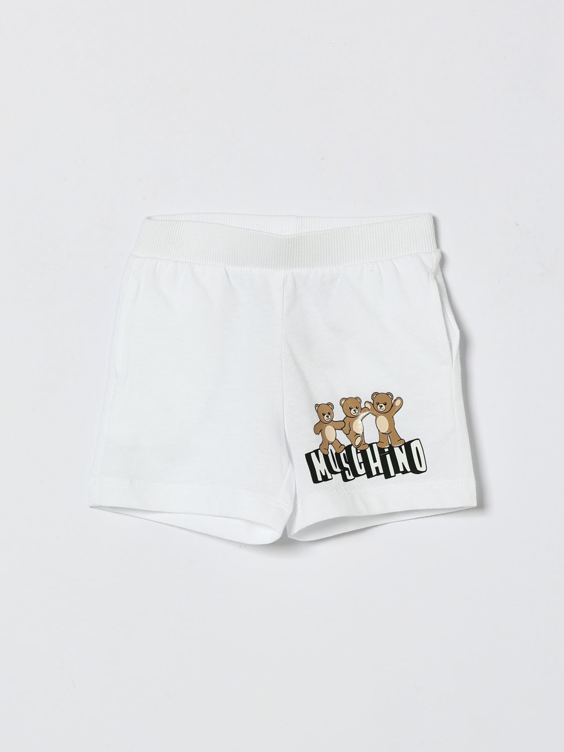 MOSCHINO Baumwoll-Shorts mit Logo