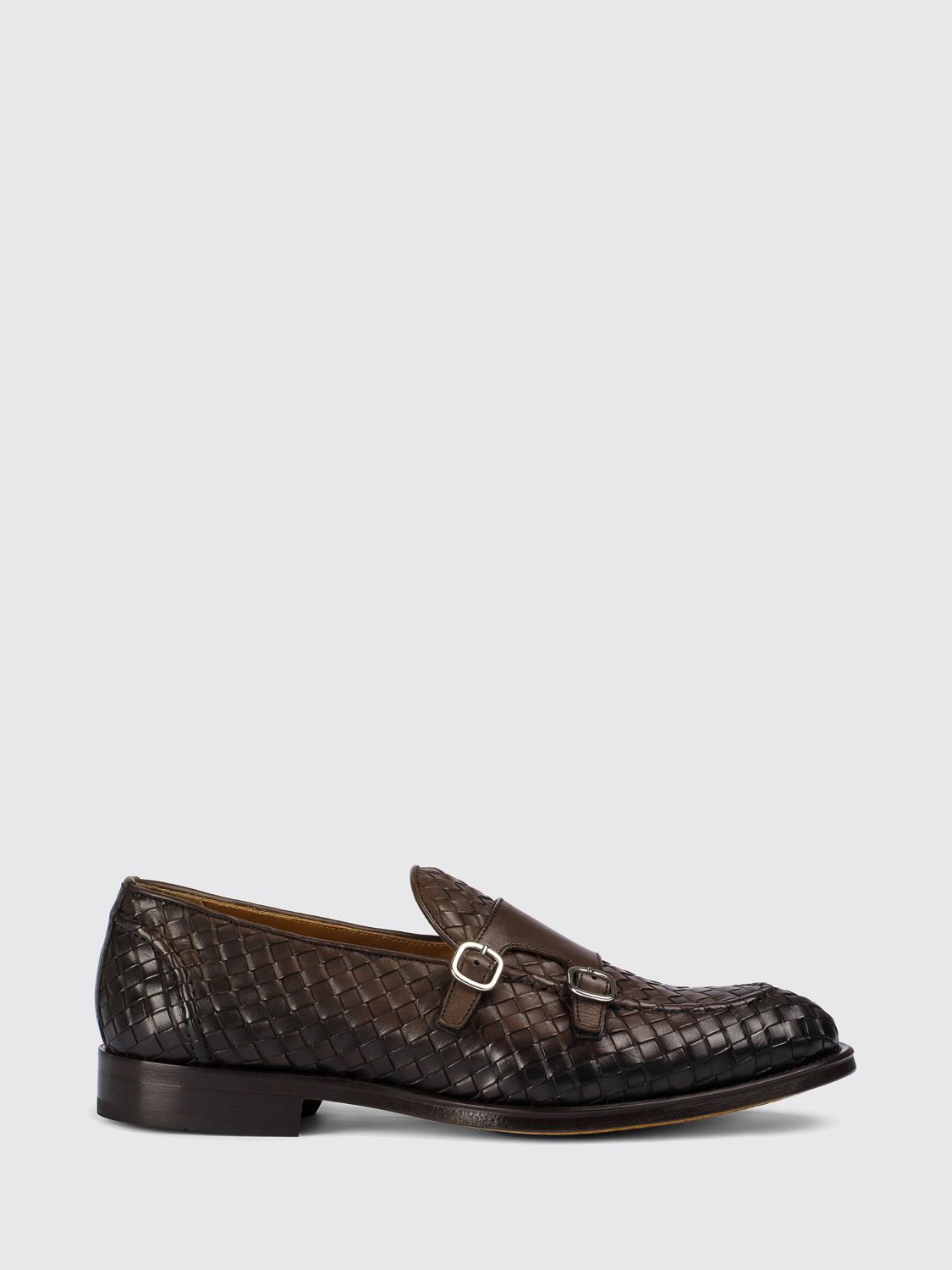 DOUCAL'S Monk Strap aus geflochtenem Leder