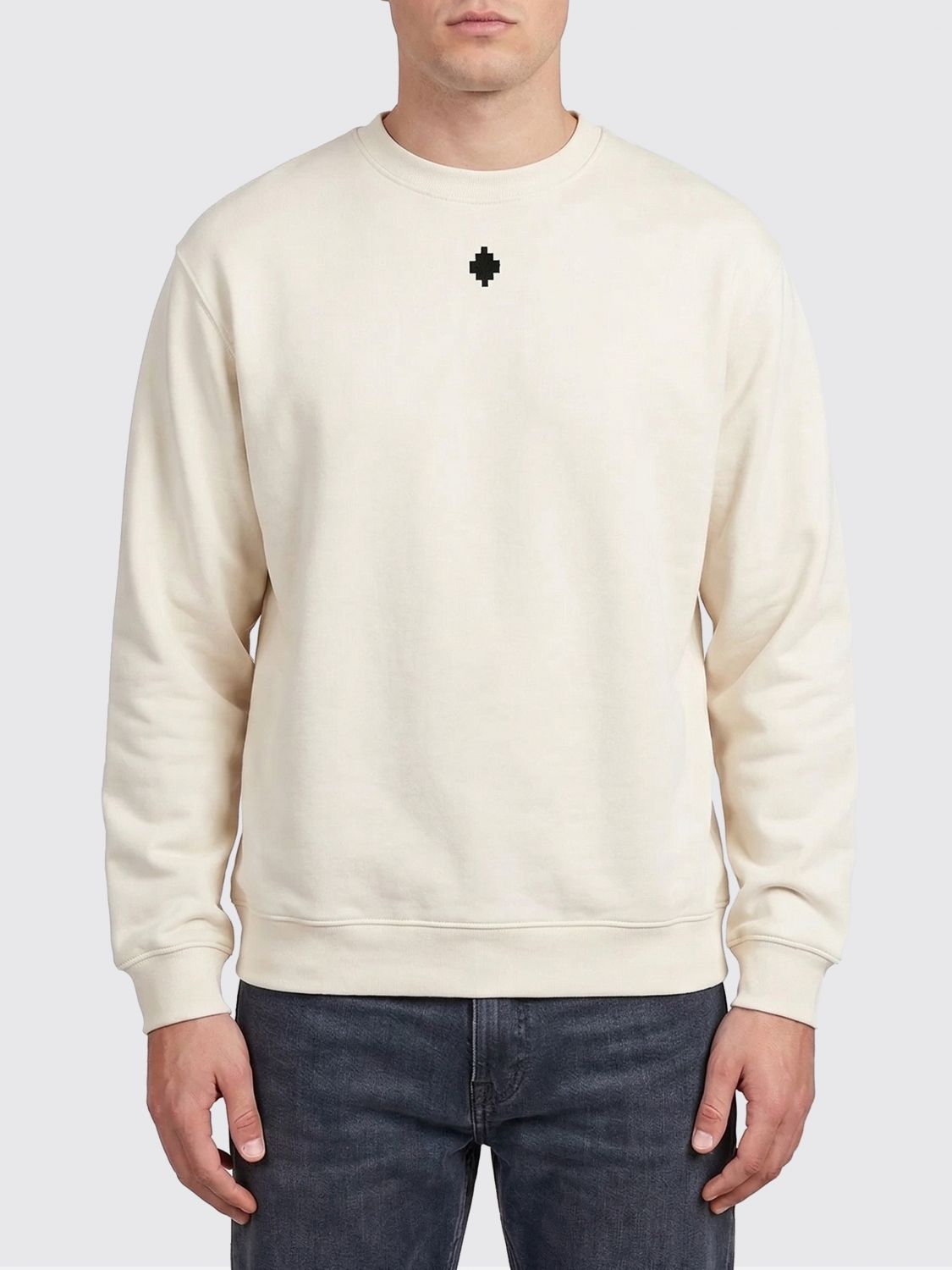 County of Milan Baumwoll-Rundhals-Sweatshirt mit Logo