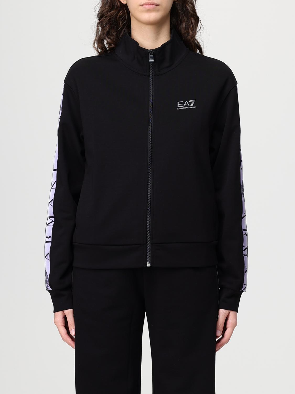 EA7 Sweatshirt mit Reißverschluss