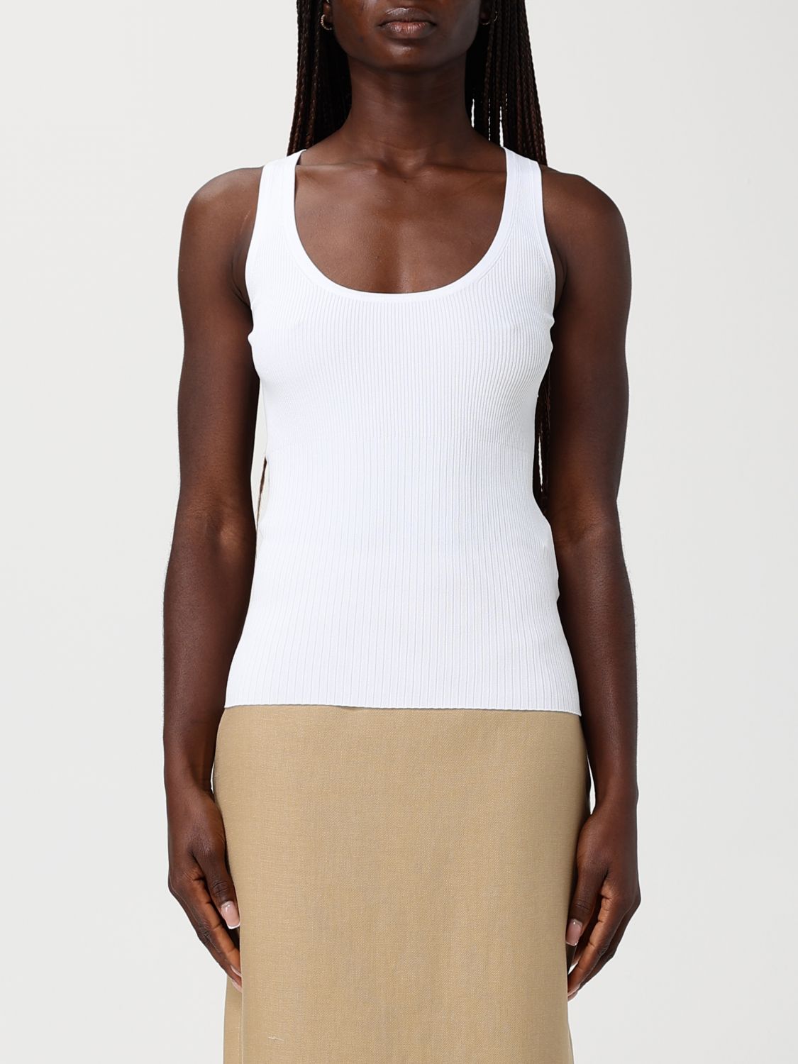 MAX MARA Basic Top aus Baumwolle