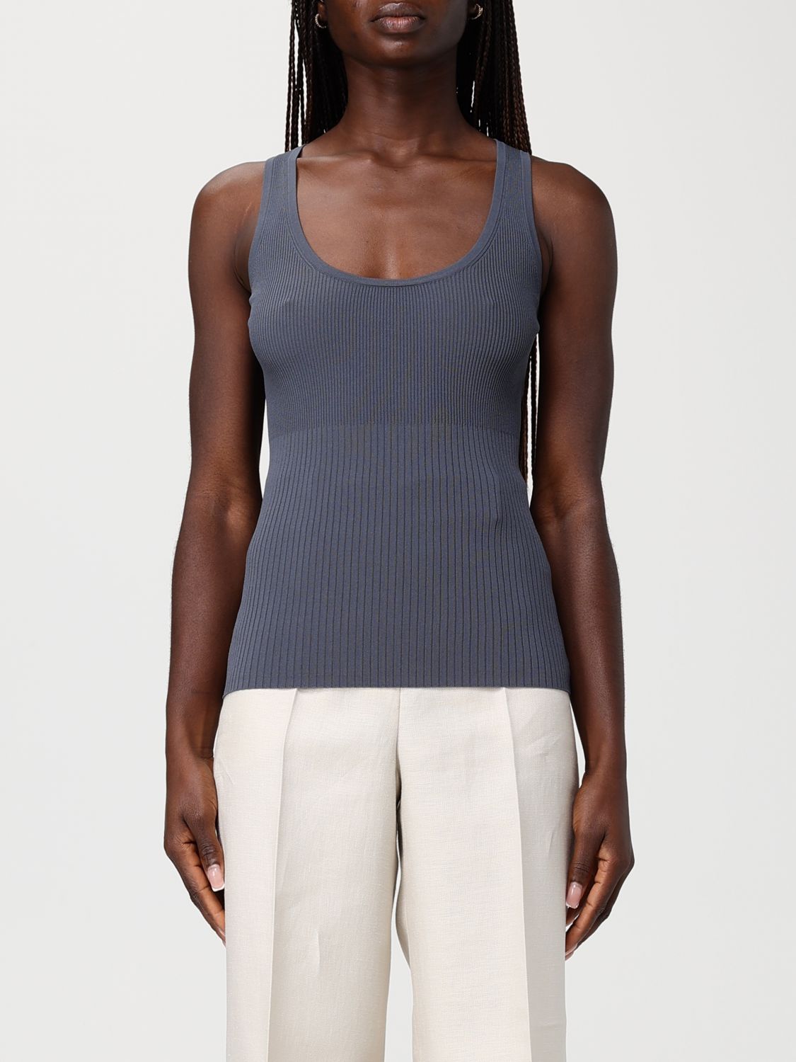 MAX MARA Basic Top aus Baumwolle
