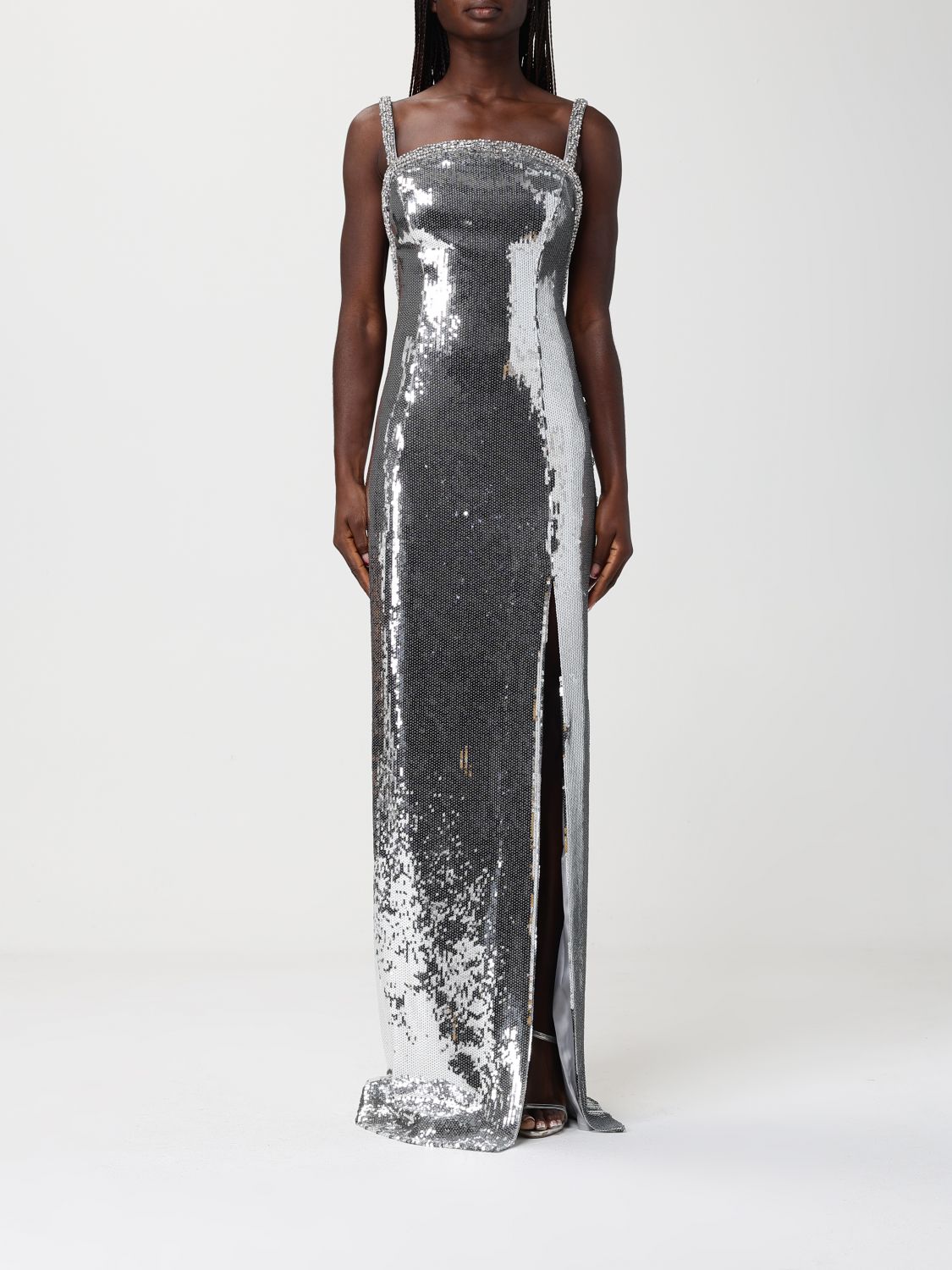 Dress REBECCA VALLANCE Woman color Silver