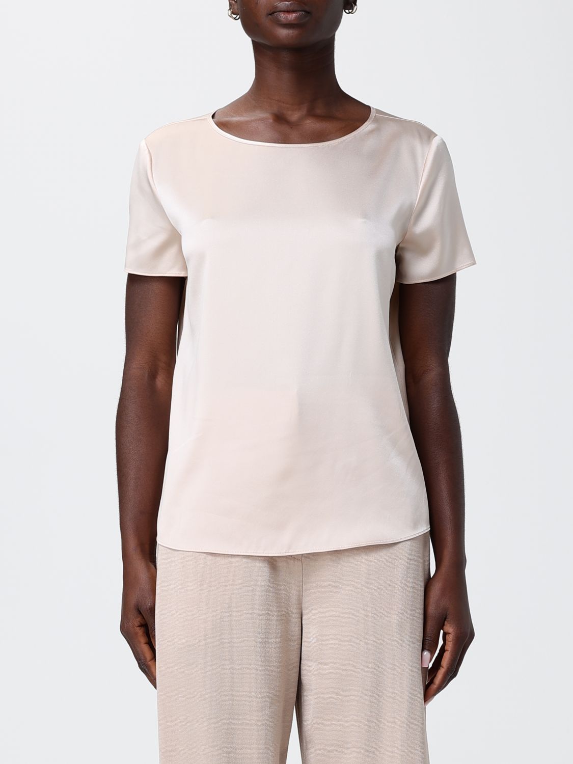 Emporio Armani Basic Stretch Silk Blouse