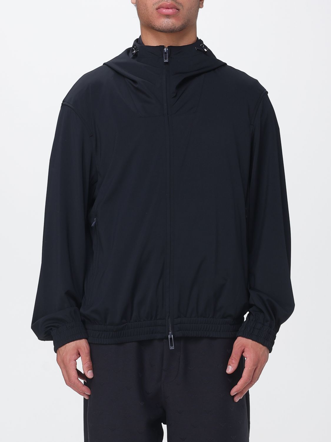 EMPORIO ARMANI Blouson in tessuto tenico stretch