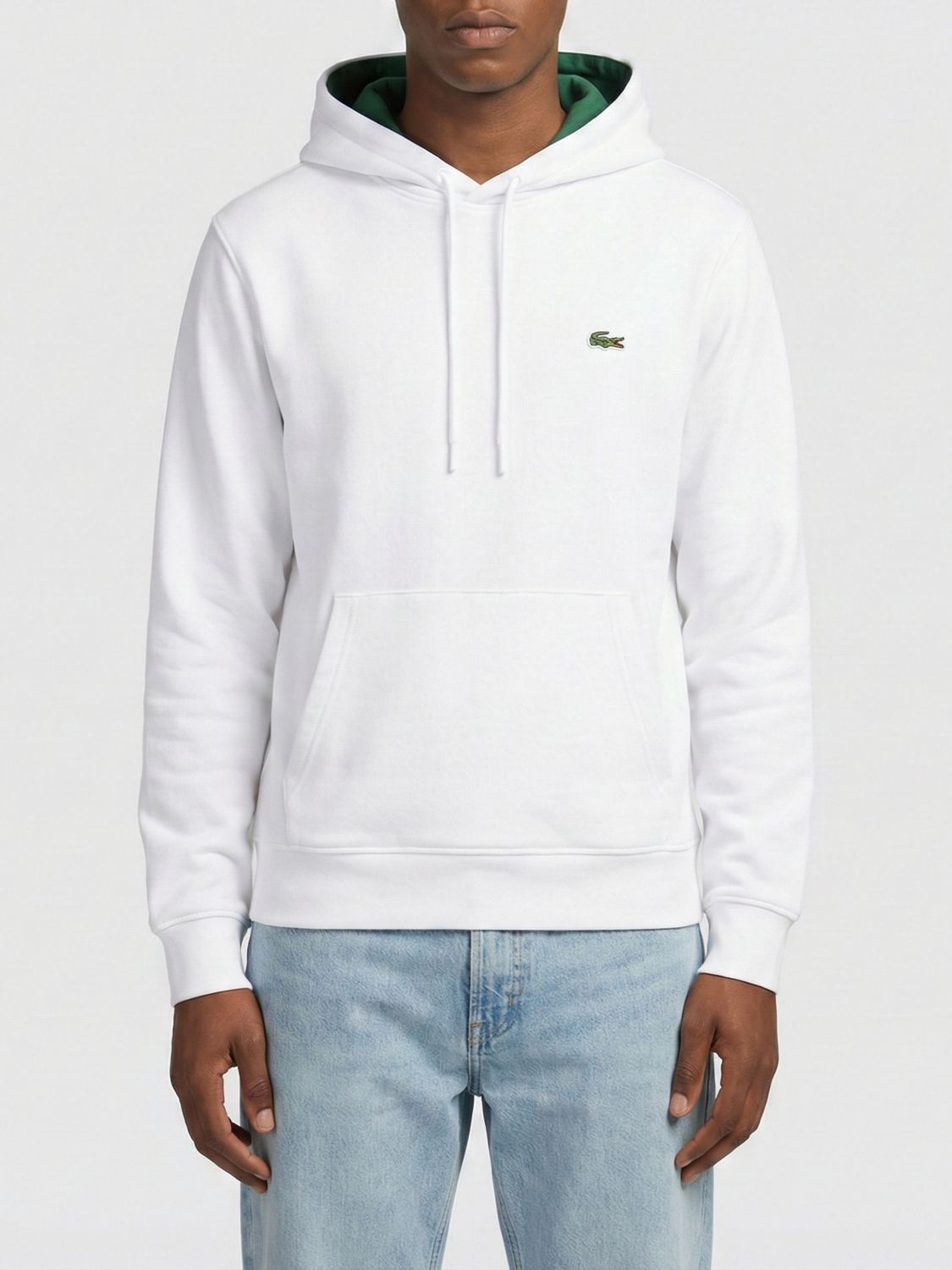 Lacoste Cotton Hooded Sweatshirt