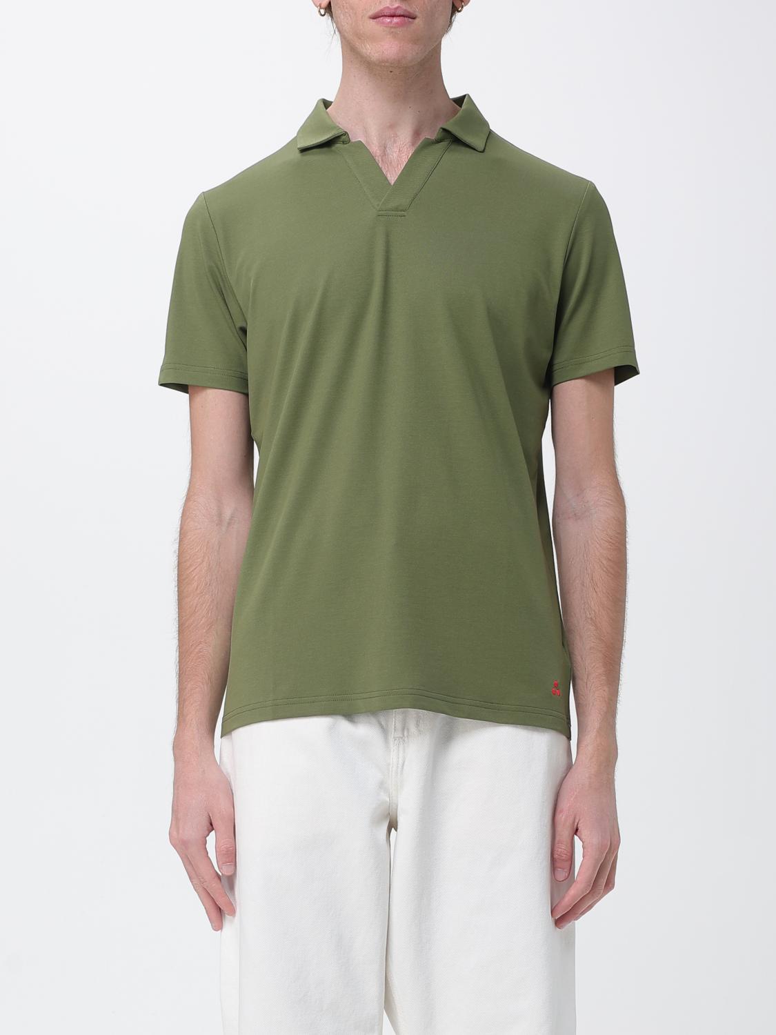 PEUTEREY Polo aus Baumwoll-Seidenmischung