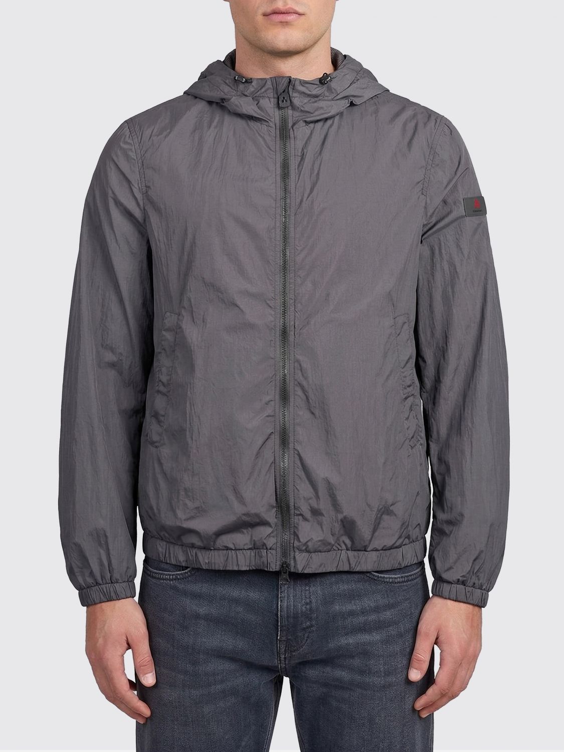 Peuterey Nylon Hooded Jacket In 블랙