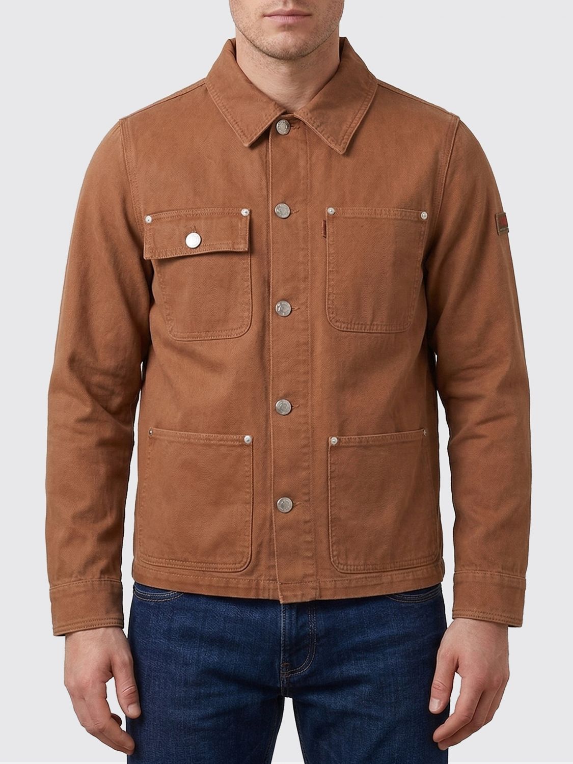 Peuterey Cotton Jacket In 브라운