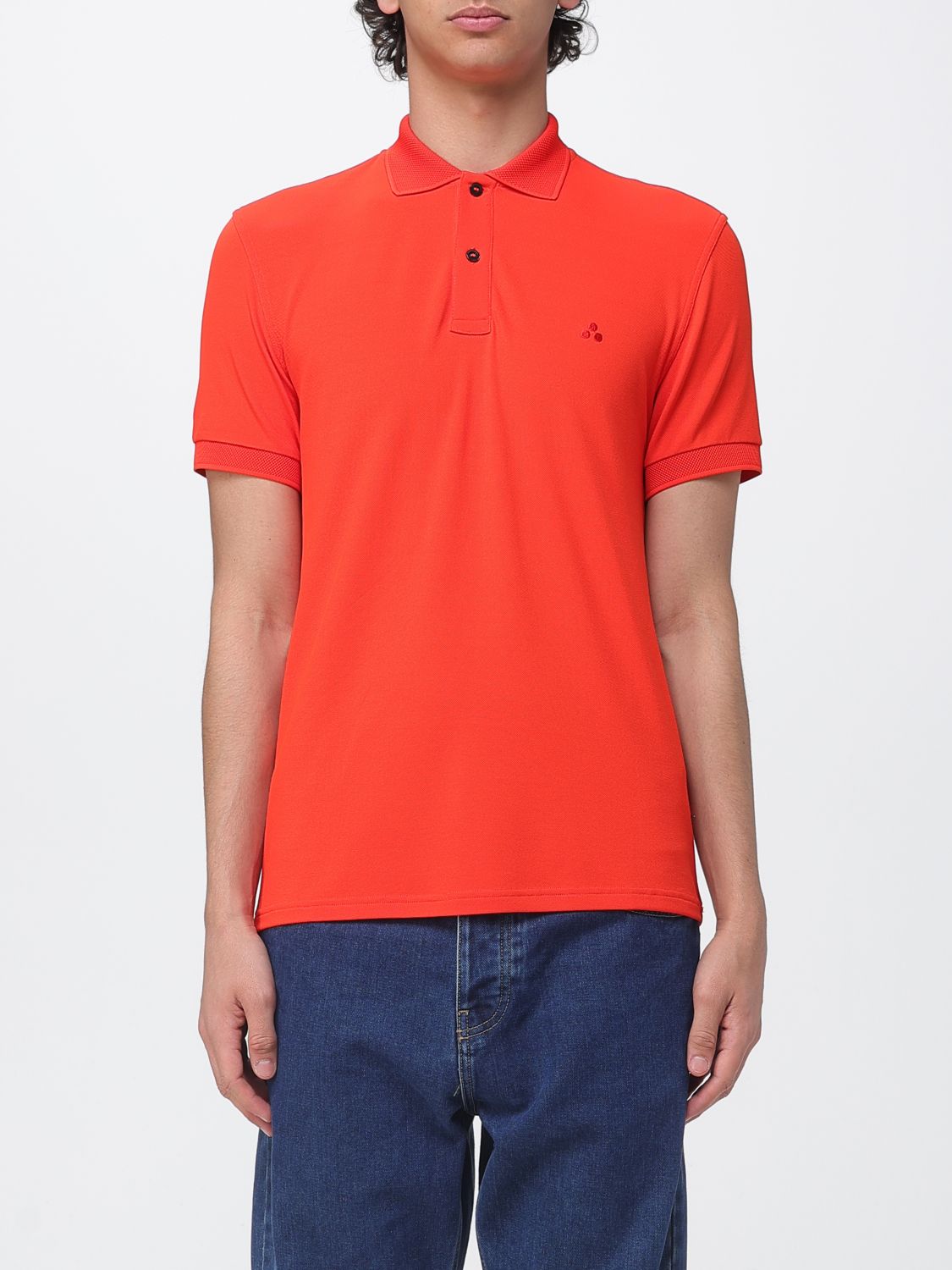 Peuterey Technical Fabric Polo with Logo