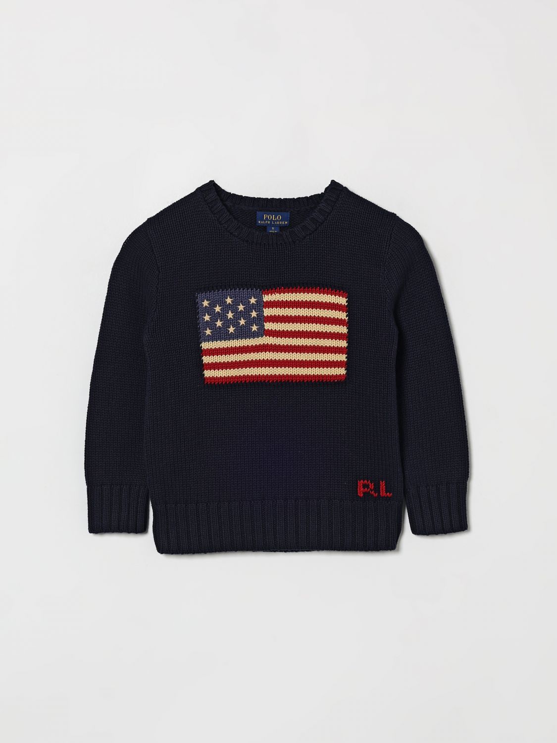 POLO RALPH LAUREN Rundhals-Pullover aus Baumwolle