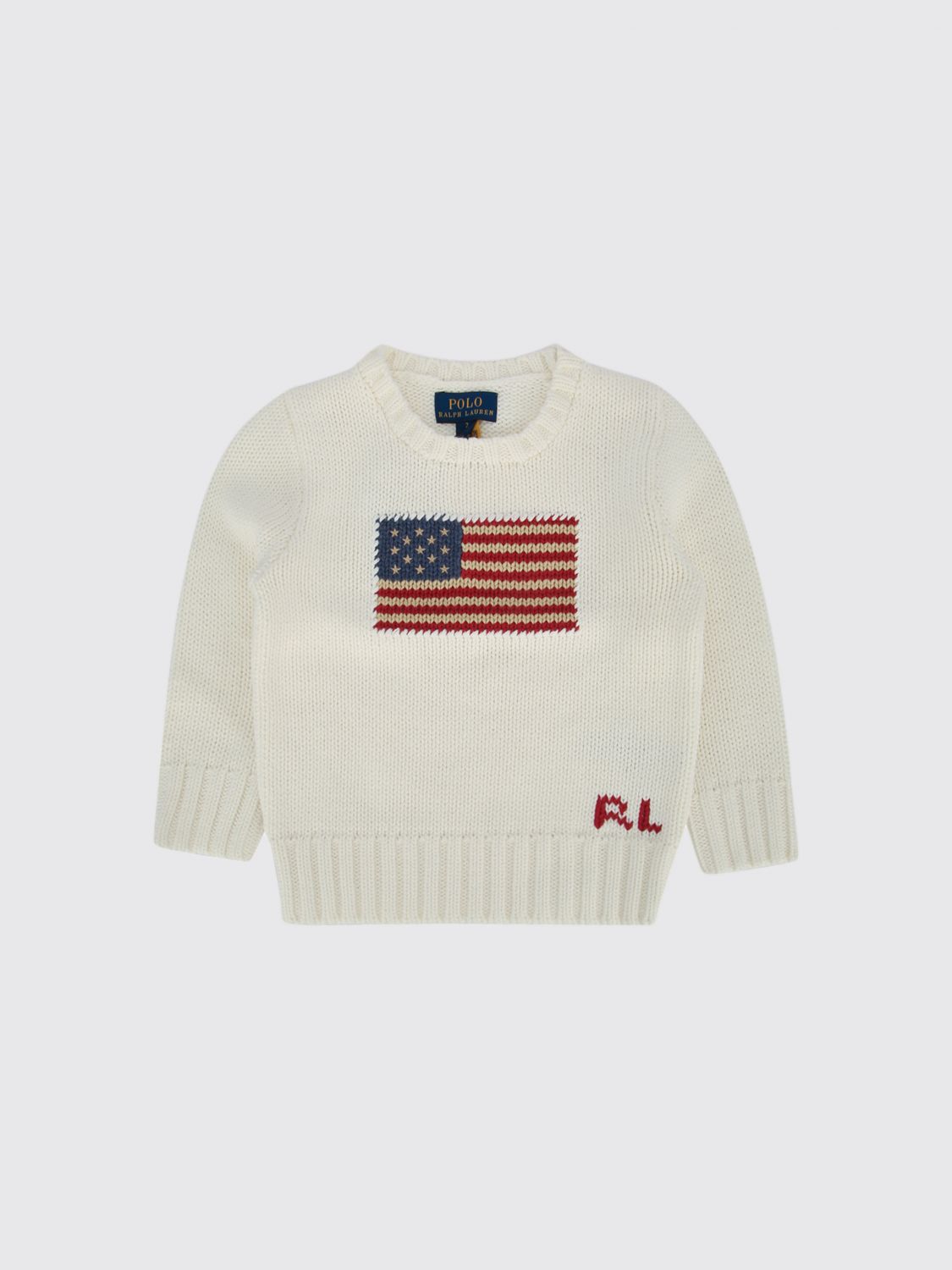 POLO RALPH LAUREN Rundhals-Pullover aus Baumwolle