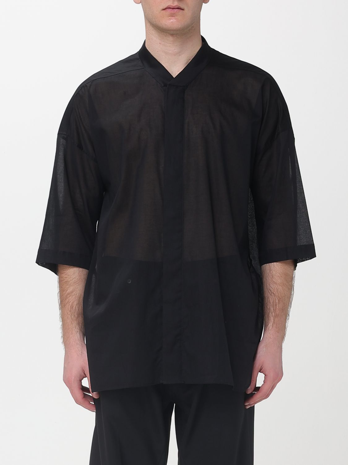 Rick Owens Jumbo Faun Cotton Shirt
