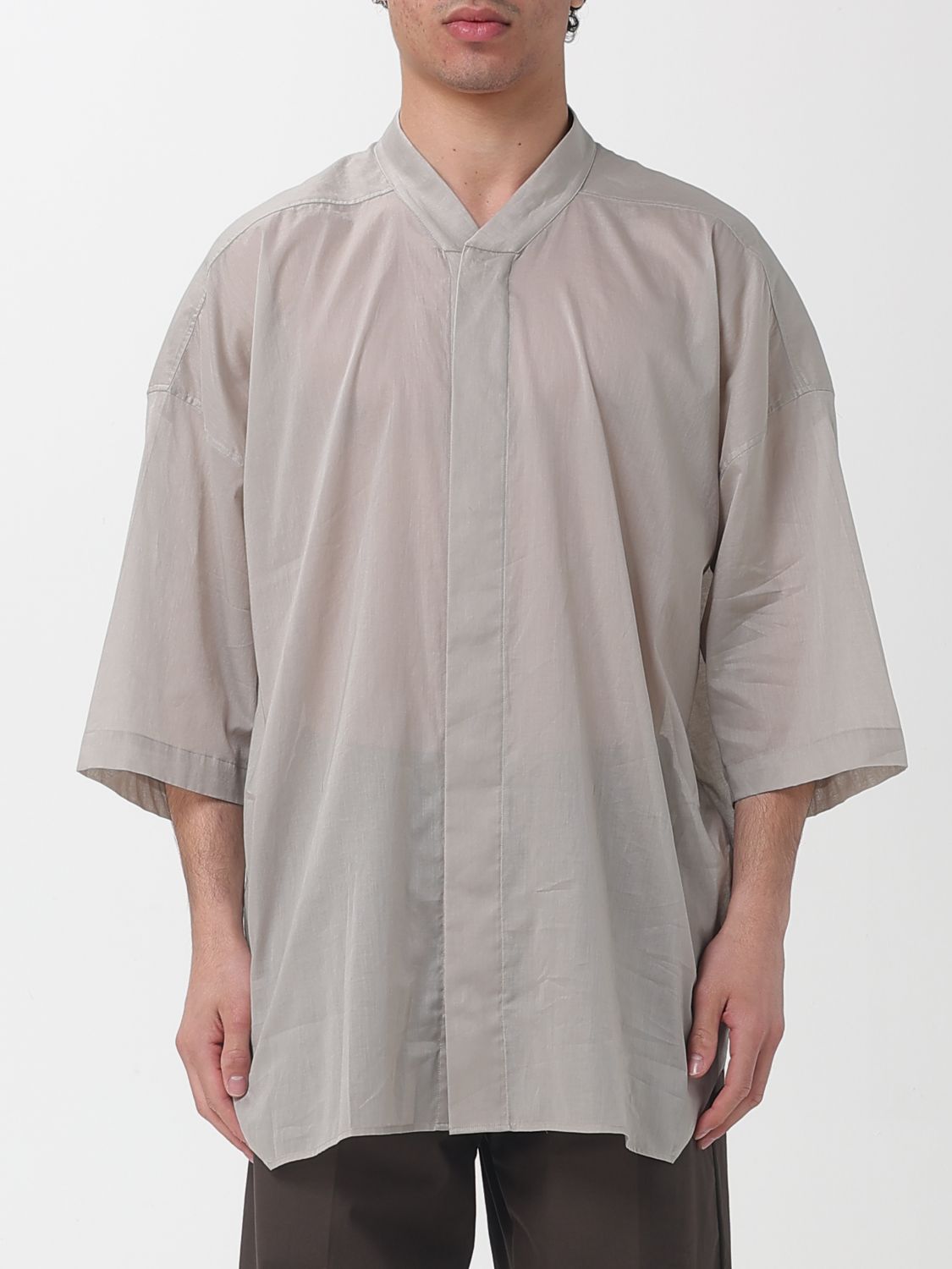 RICK OWENS Jumbo Faun Baumwollhemd