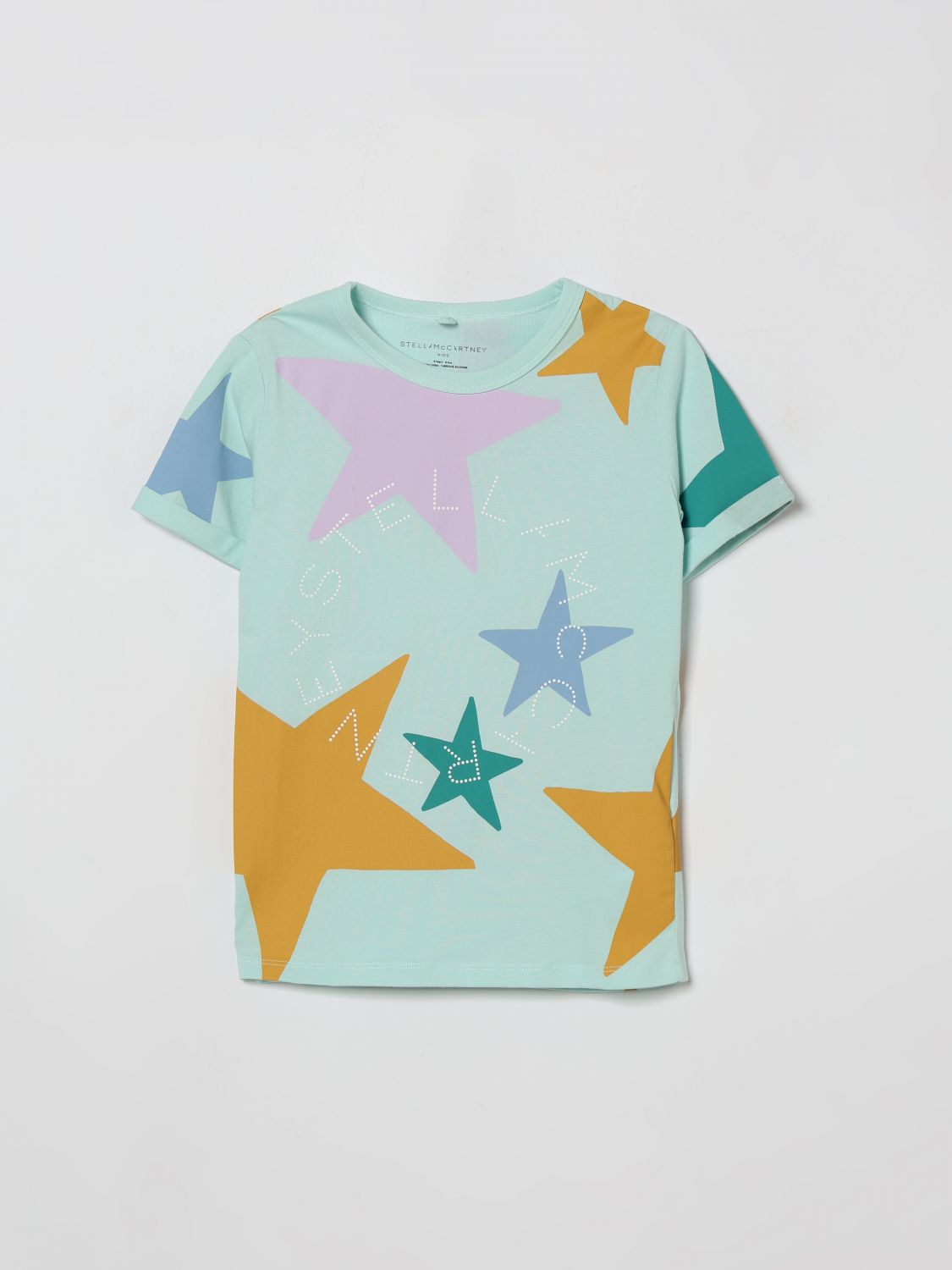 STELLA MCCARTNEY KIDS Baumwoll-T-Shirt mit Sternenprint