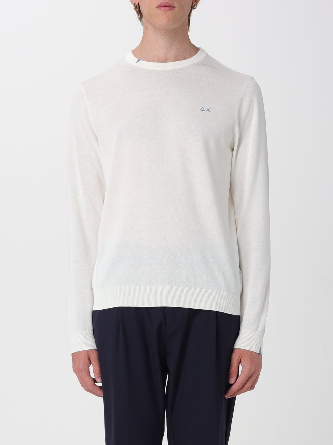 SUN68 Pullover girocollo in cotone