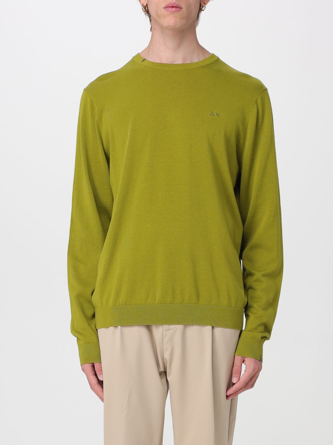 SUN68 Pullover girocollo in cotone
