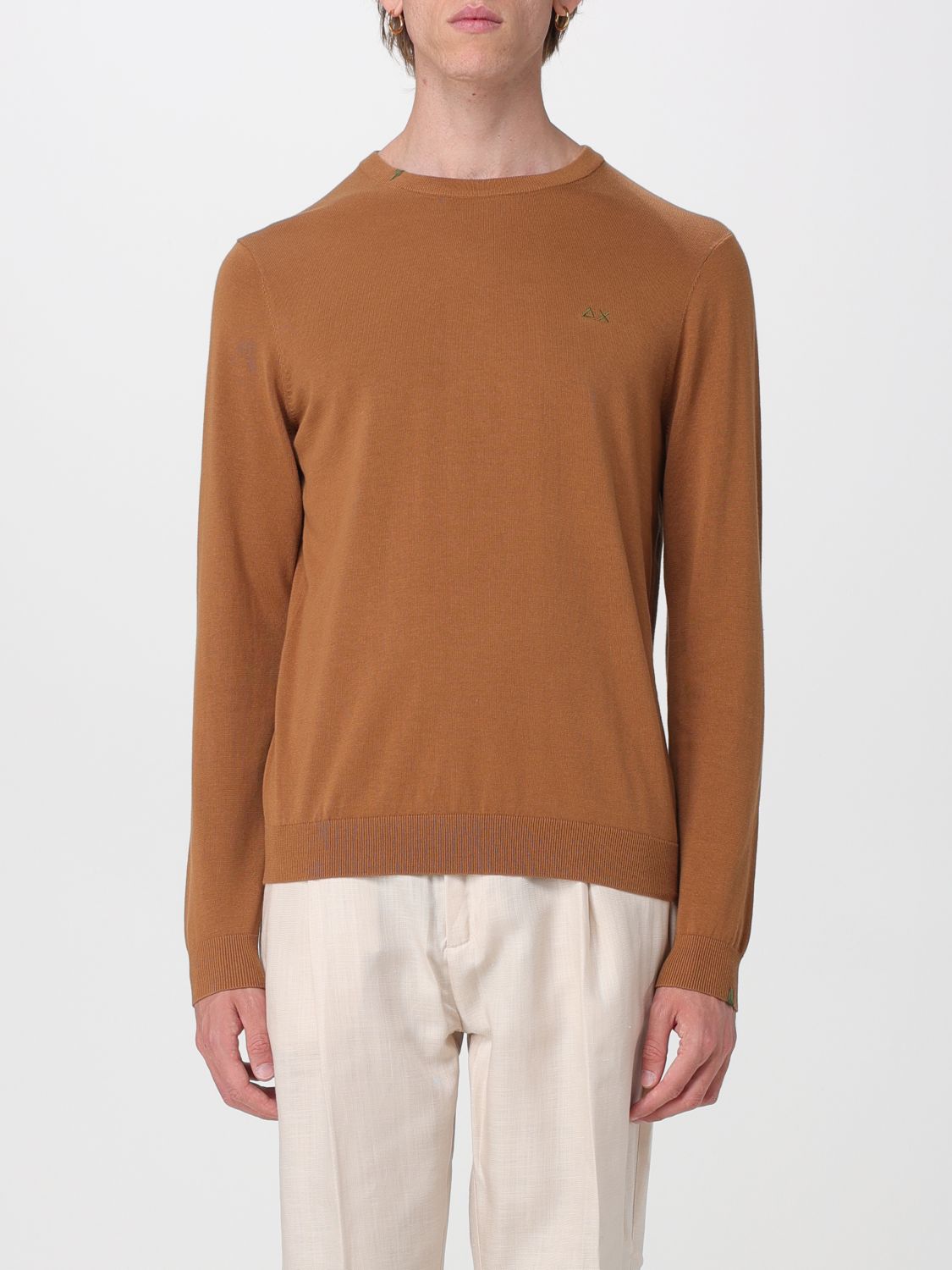 SUN68 Pullover girocollo in cotone