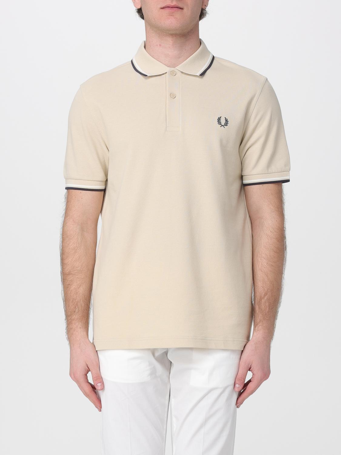 Fred Perry Cotton Polo Shirt with Logo