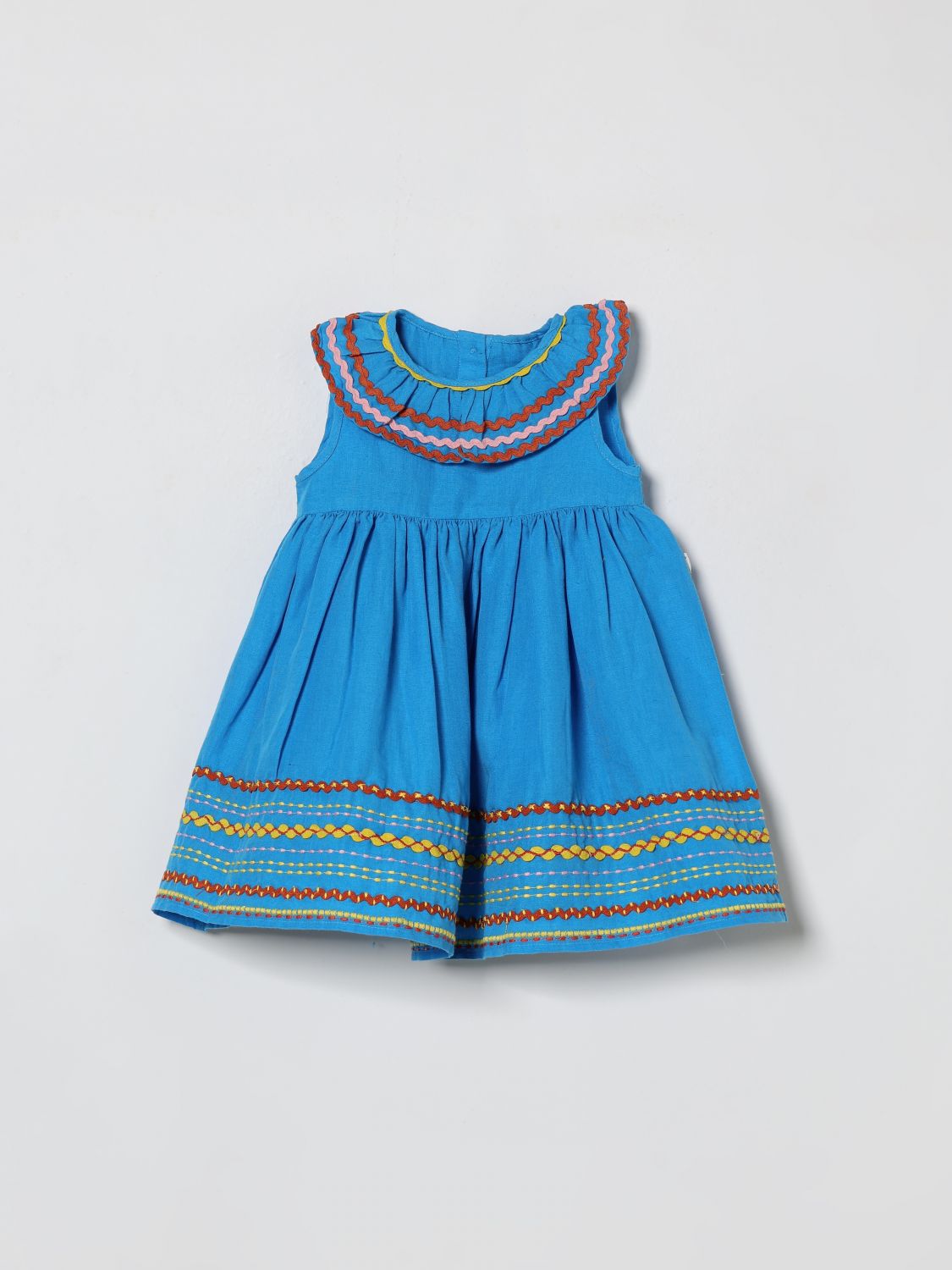 STELLA MCCARTNEY KIDS Cotton Dress with Embroidery　STELLA MCCARTNEY KIDS 刺繍入りコットンドレス STELLA