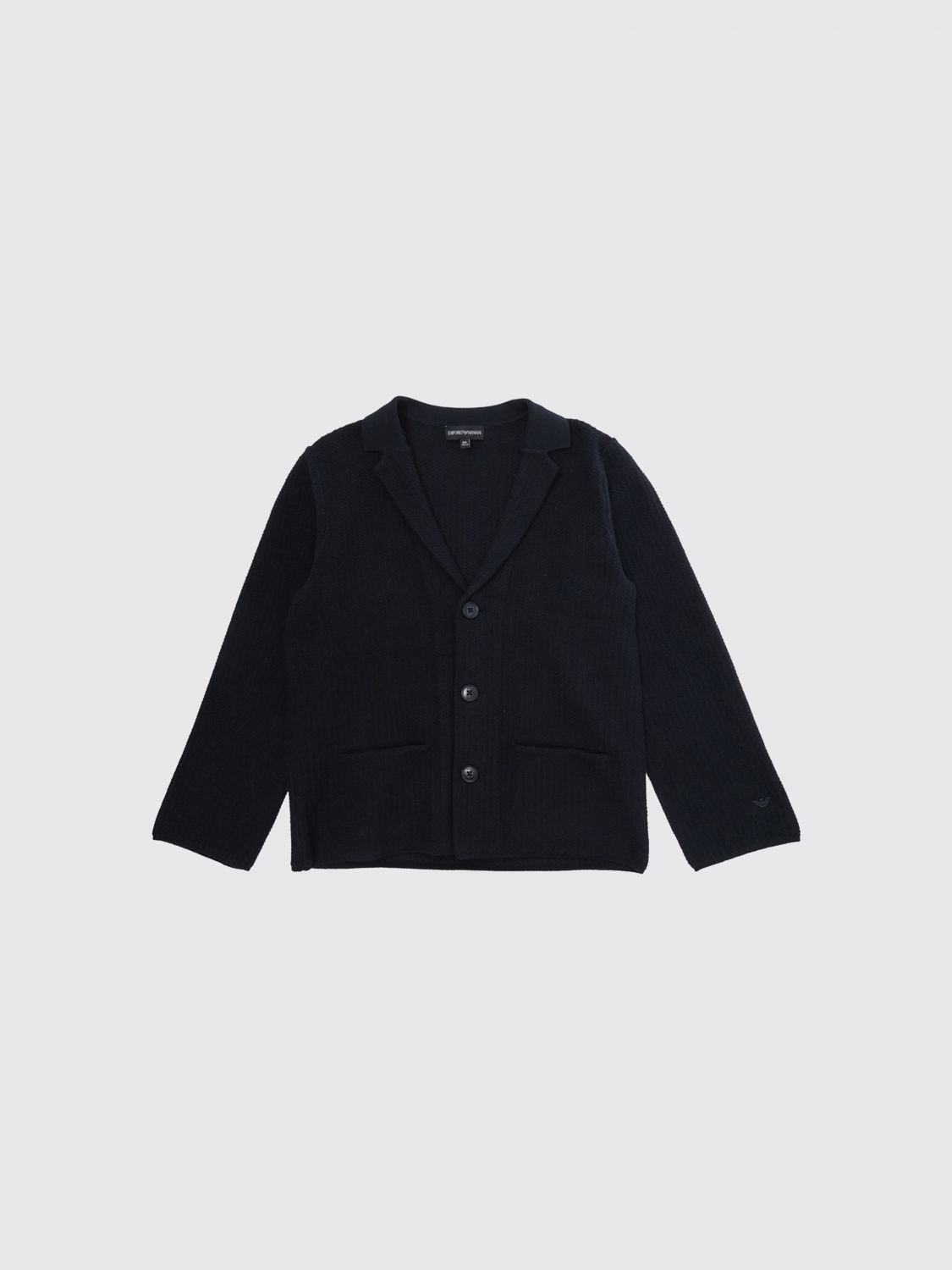 EMPORIO ARMANI Einreihiger Baumwoll-Blazer