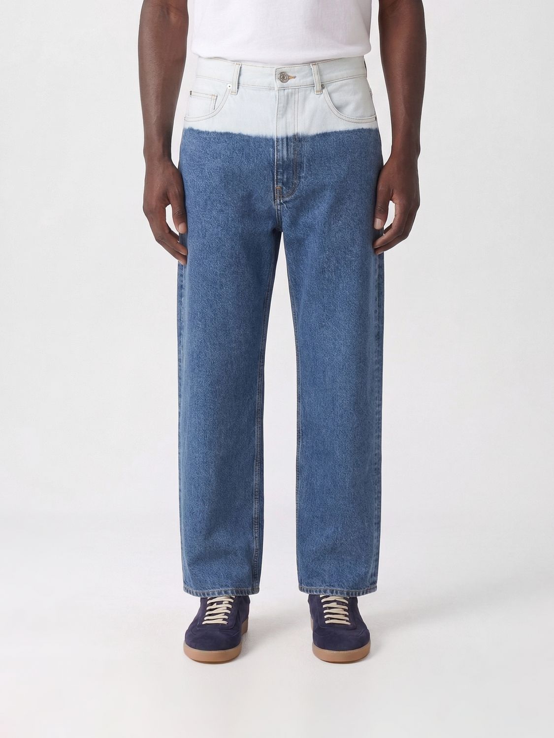 MARNI Wide Leg Cotton Denim Jeans MARNI