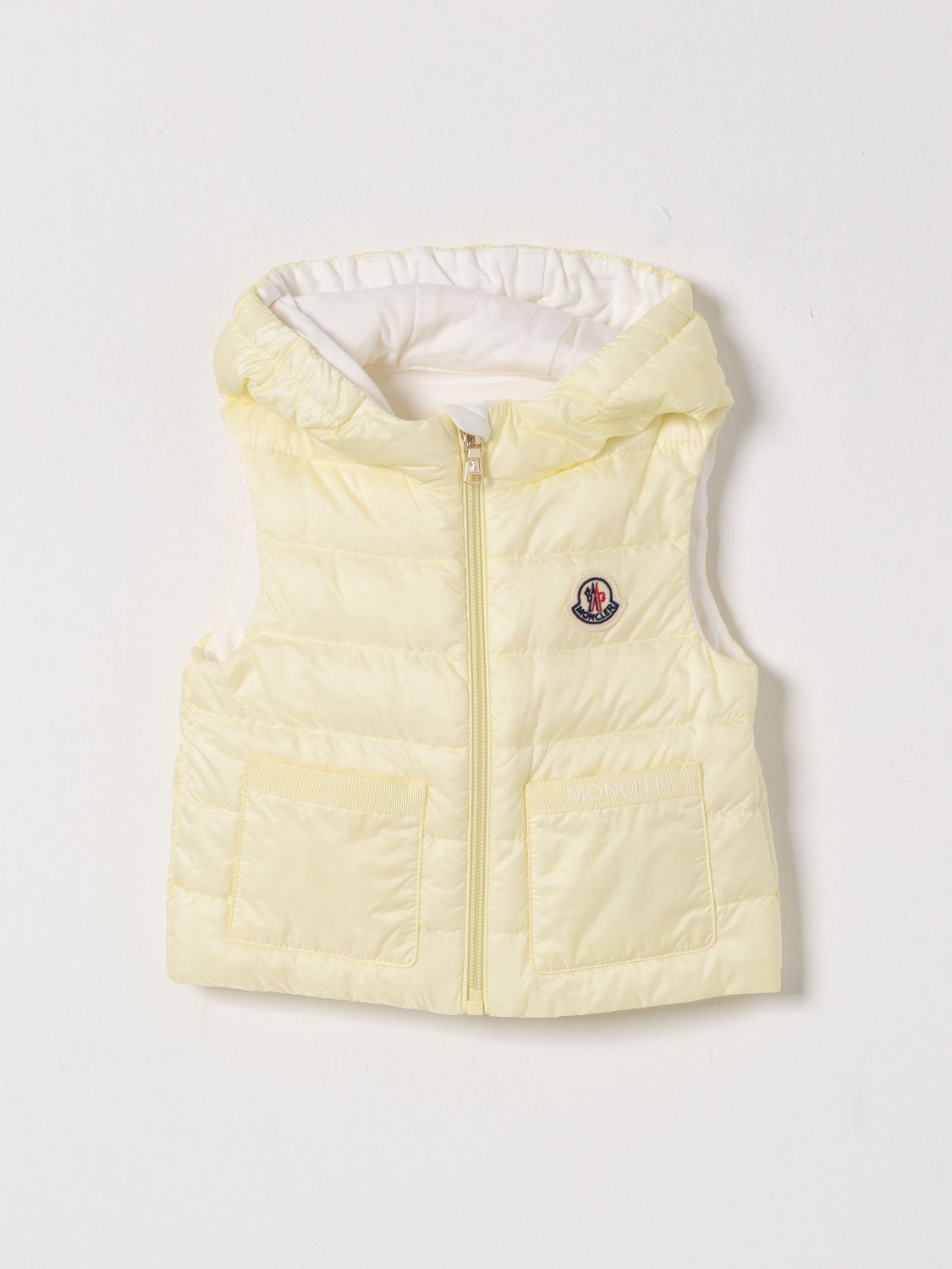 MONCLER Quilted Vest in Nylon with Hood　MONCLER ナイロン キルティング ベスト フード付き MONCLER