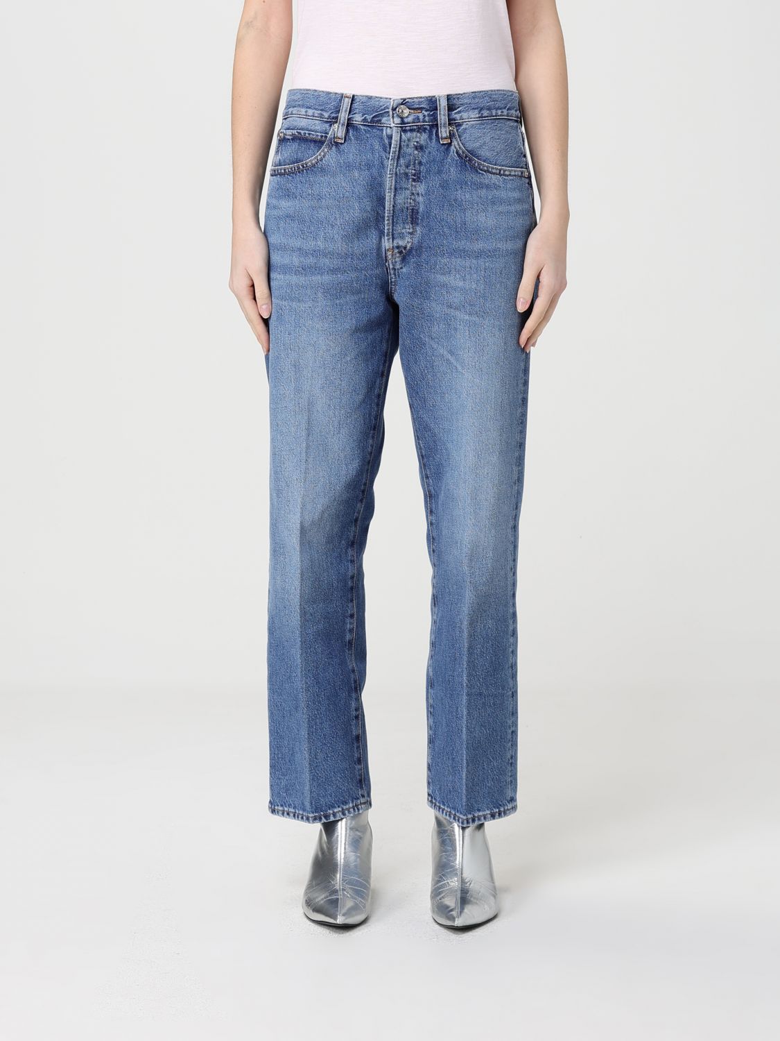 Frame The Hang Cotton Denim Jeans · 29