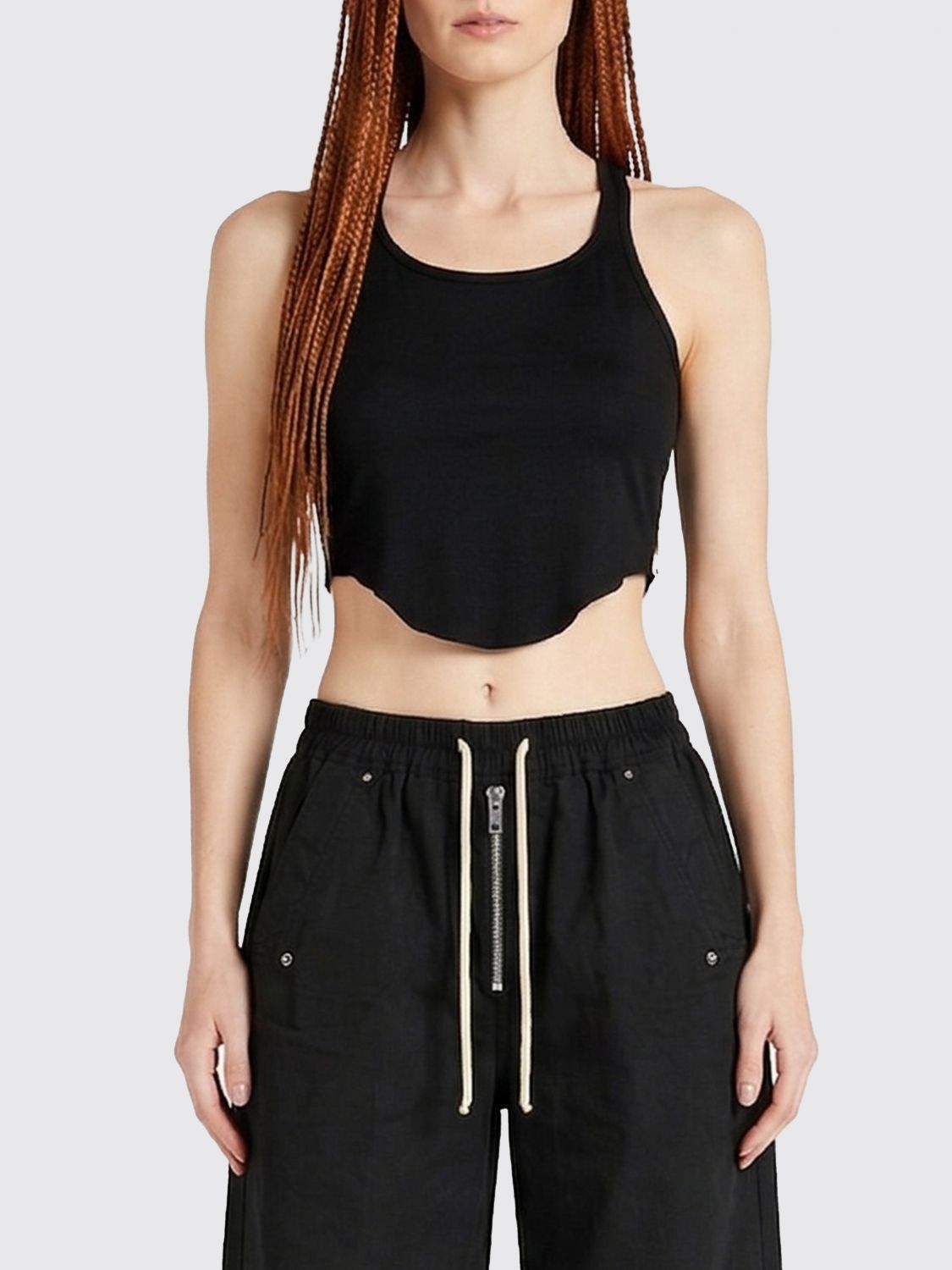 Rick Owens Drkshdw Cotton Cropped Top