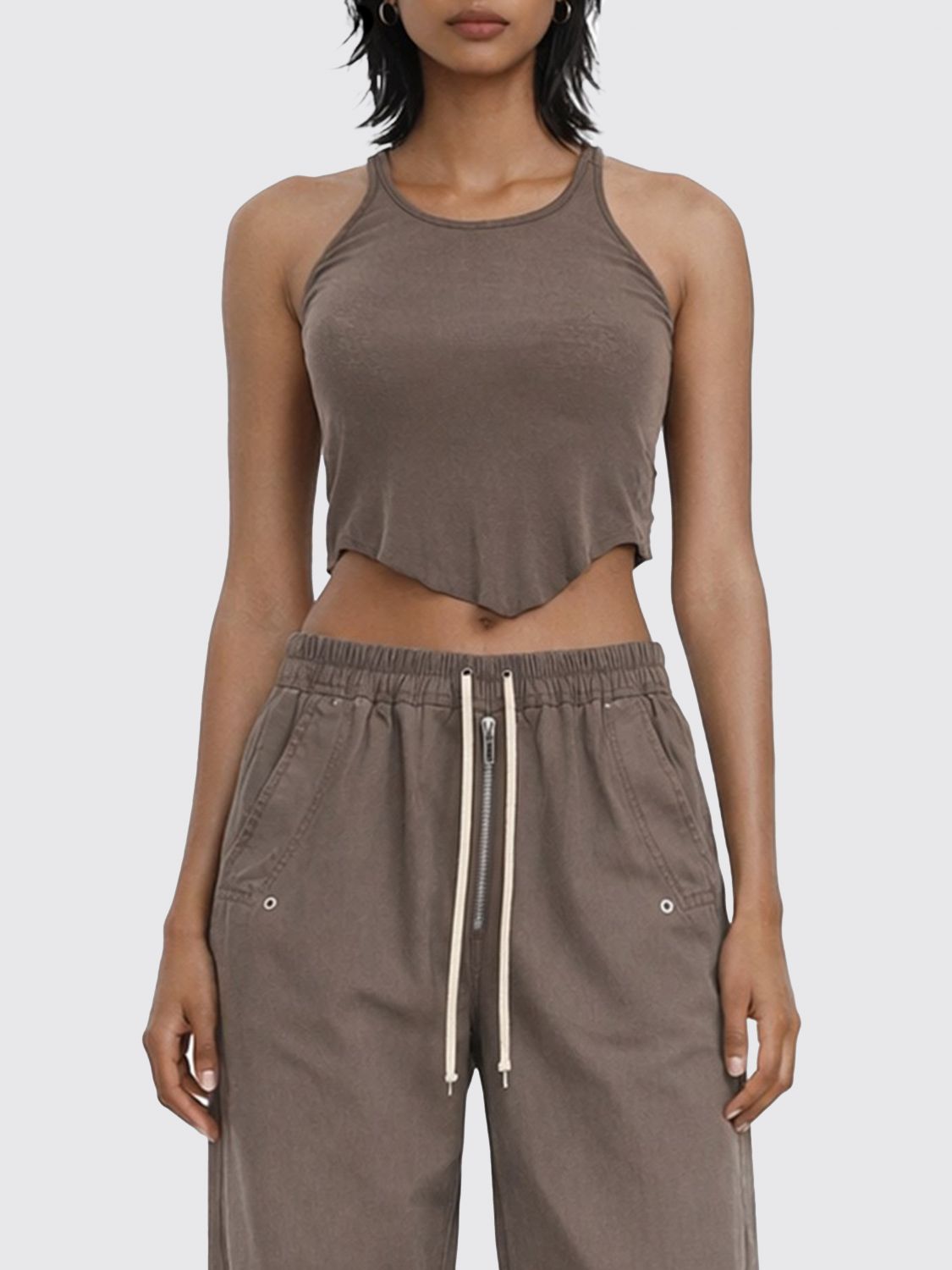 Rick Owens DRKSHDW Kurzes Baumwolltop